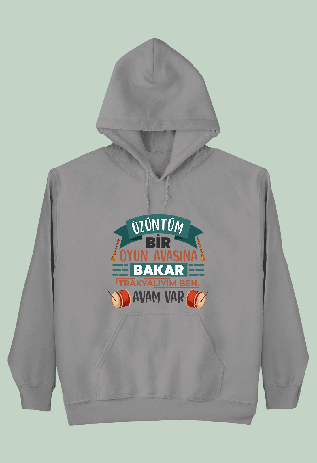 Üzüntüm Bir Oyun Avasına Bakar, Trakyalıyım Ben Avam Var (Çocuk Kapüşonlu)