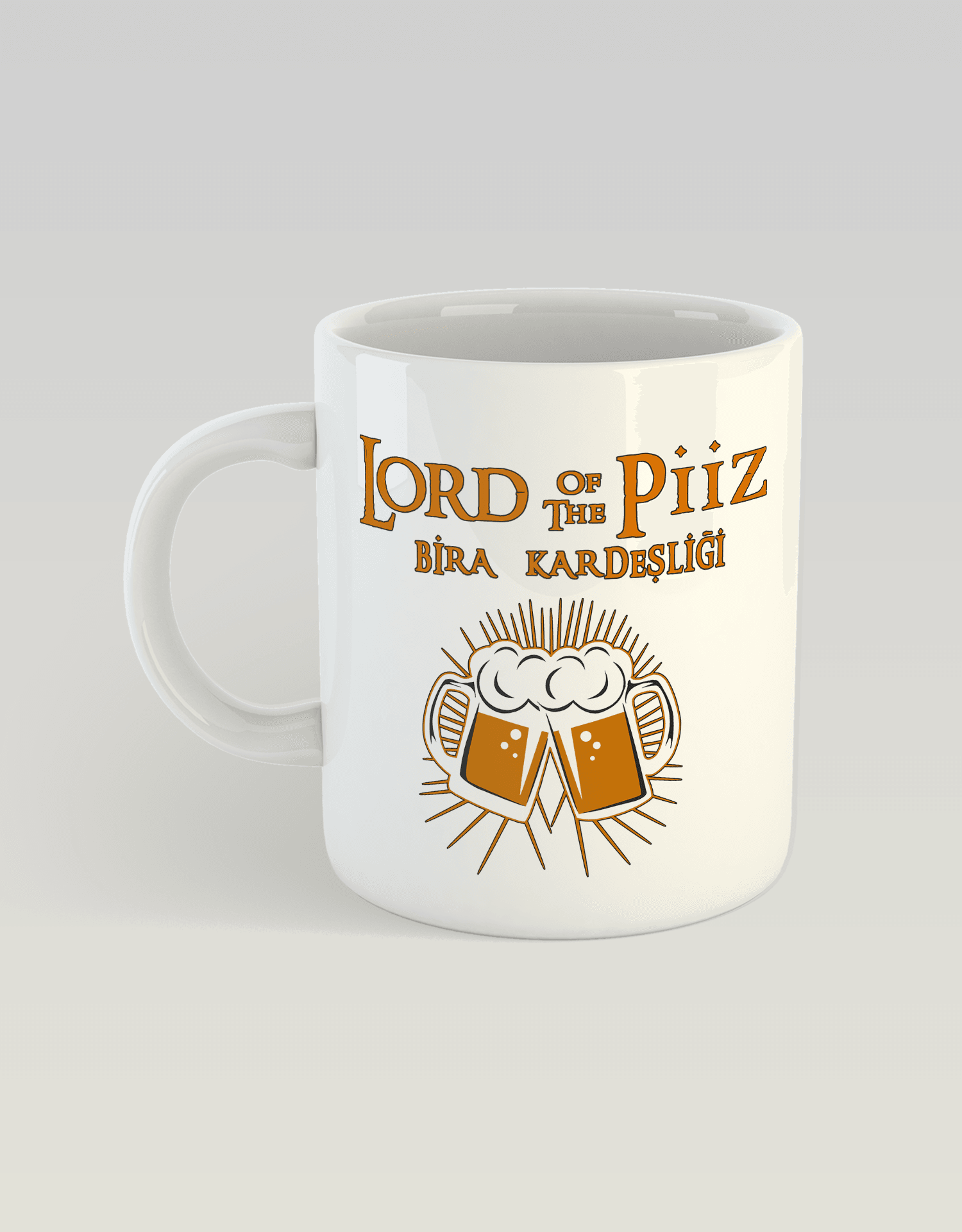 Lord Of The Piiz Bira Kardeşliği (Porselen Kupa)