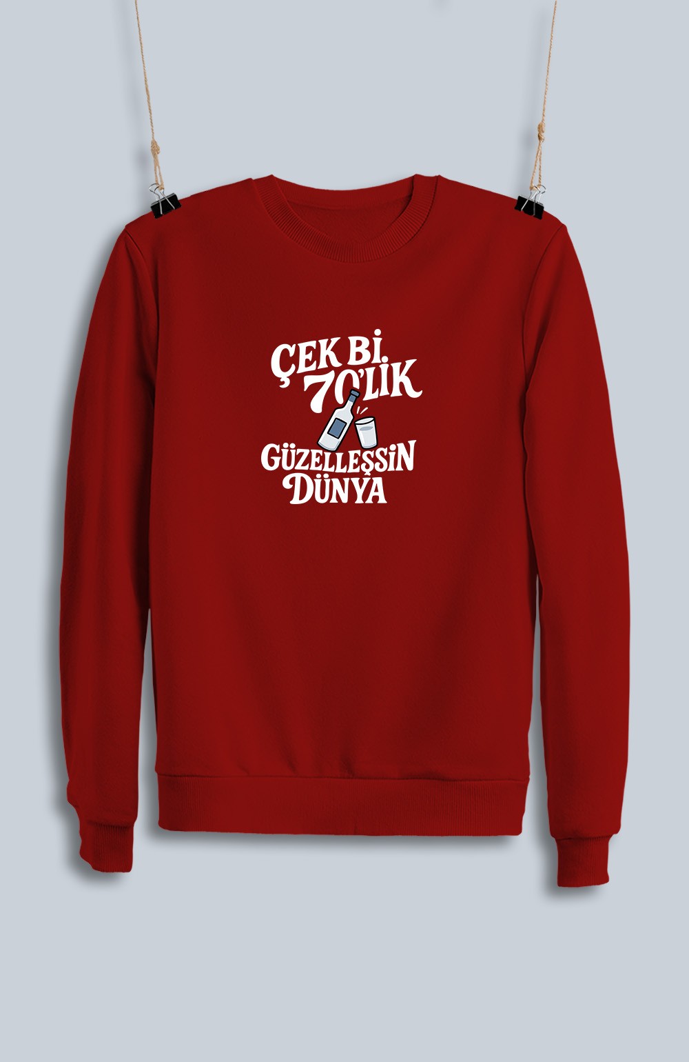 Çek Bi 70'Lik Güzelleşsin Dünya (Sweatshirt)
