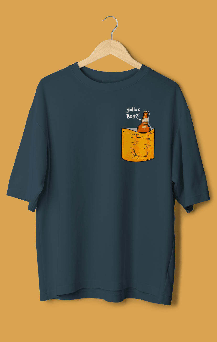 Yolluk Beya Minimal (Orijinal Oversize Tişört)
