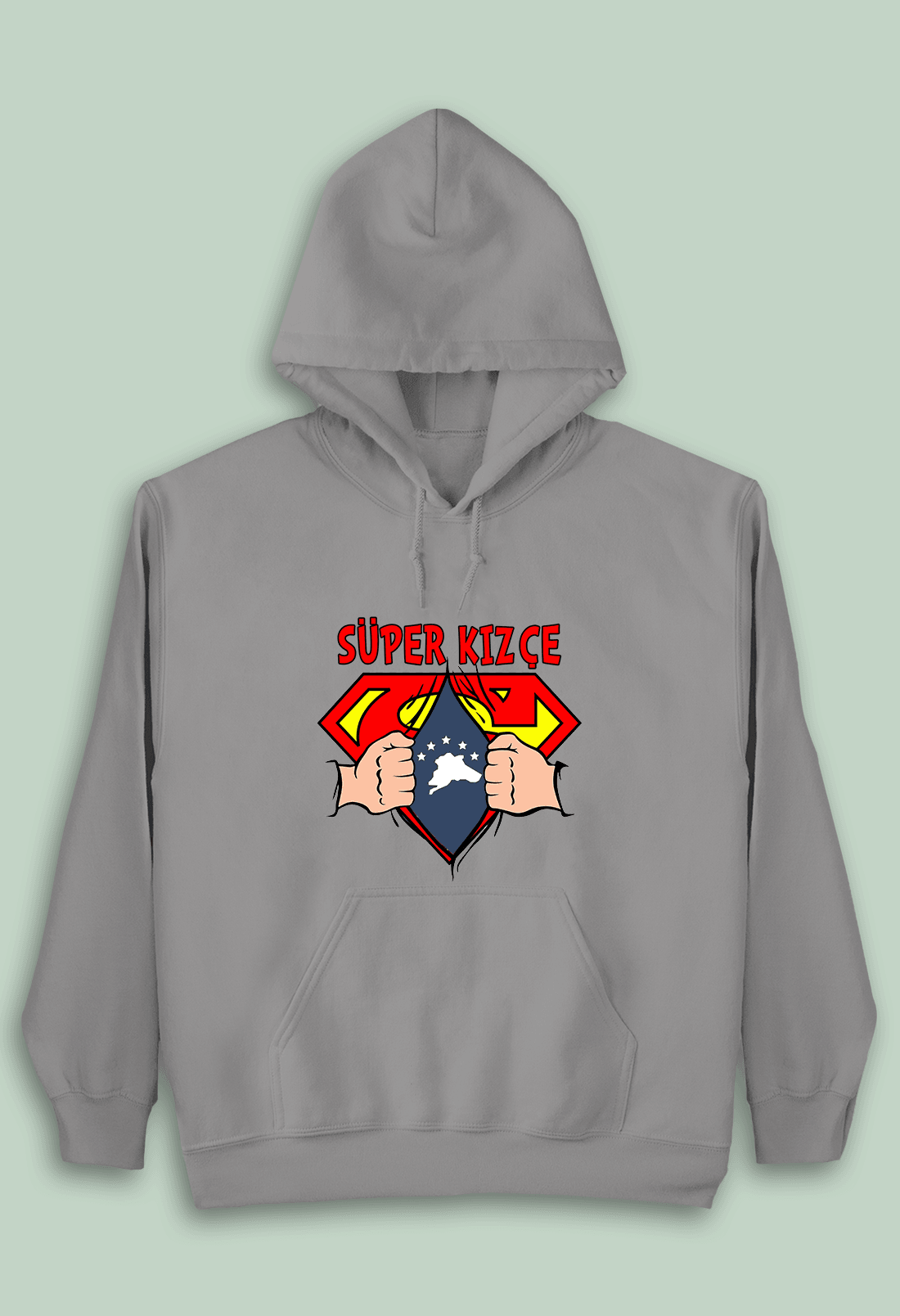Süper Kızçe (Çocuk Kapüşonlu)