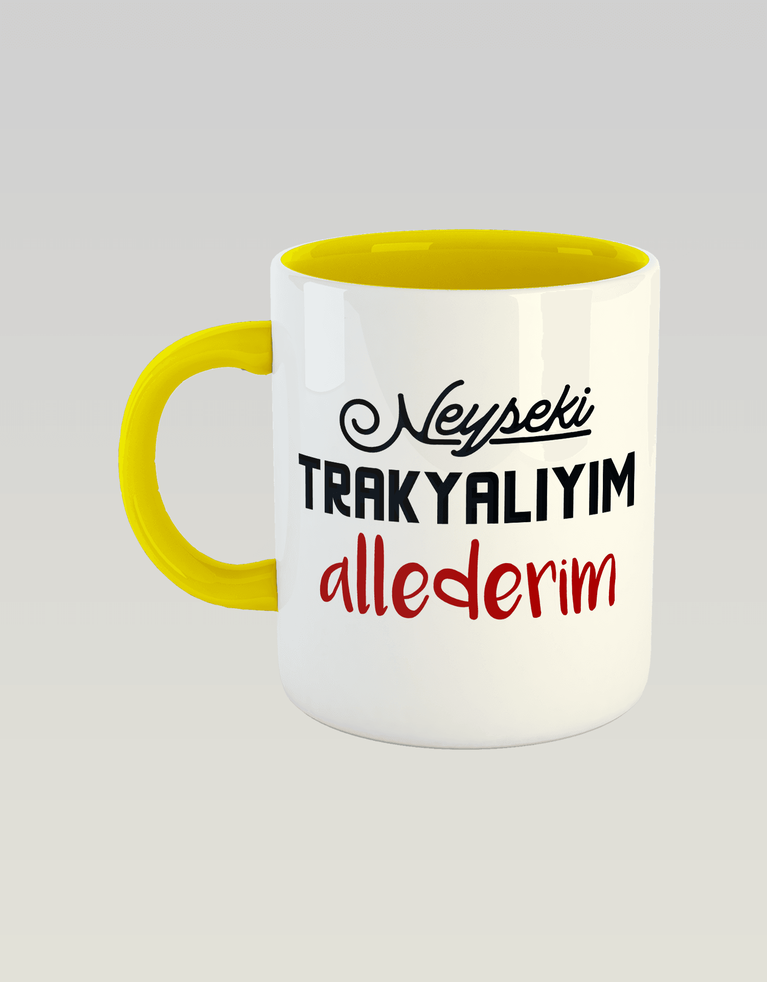 Neyse ki Trakyalıyım Allederim (Porselen Kupa)