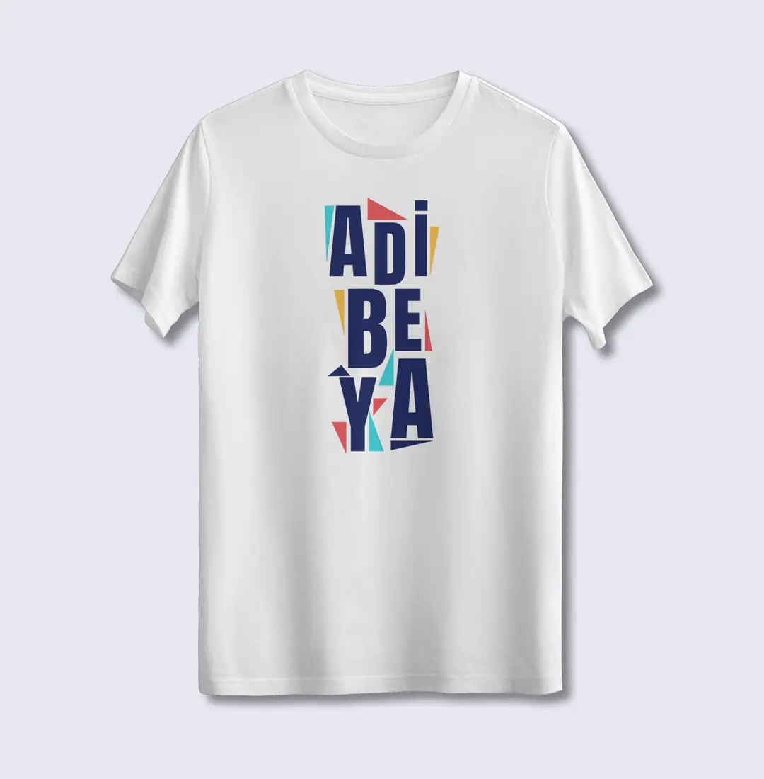 Unisex Tişört - Adi Be Ya Mottolu