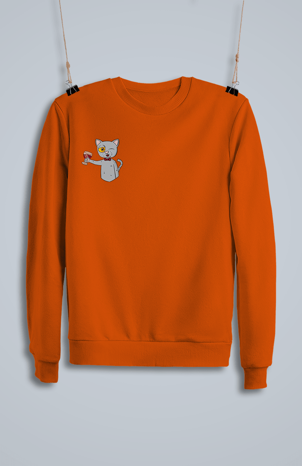 Şarapçı Kedi (Sweatshirt)