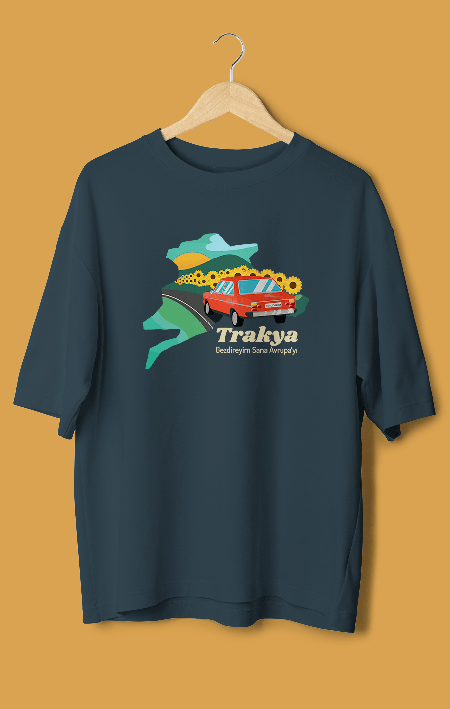 Trakya Gezdireyim Sana Avrupayı (Orijinal Oversize Tişört)
