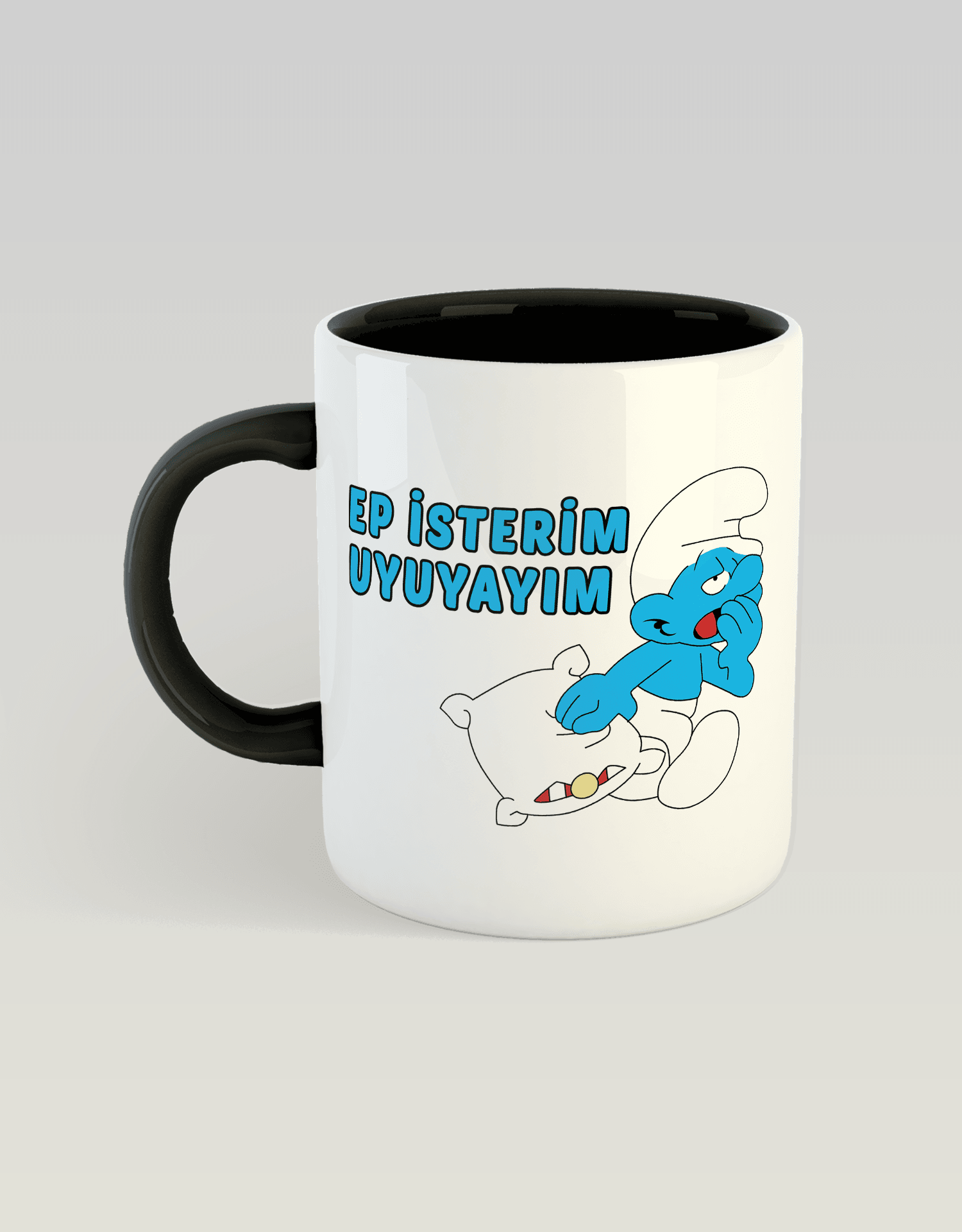 Ep isterim uyuyayım UYKUCU ŞİRİN (Porselen Kupa)