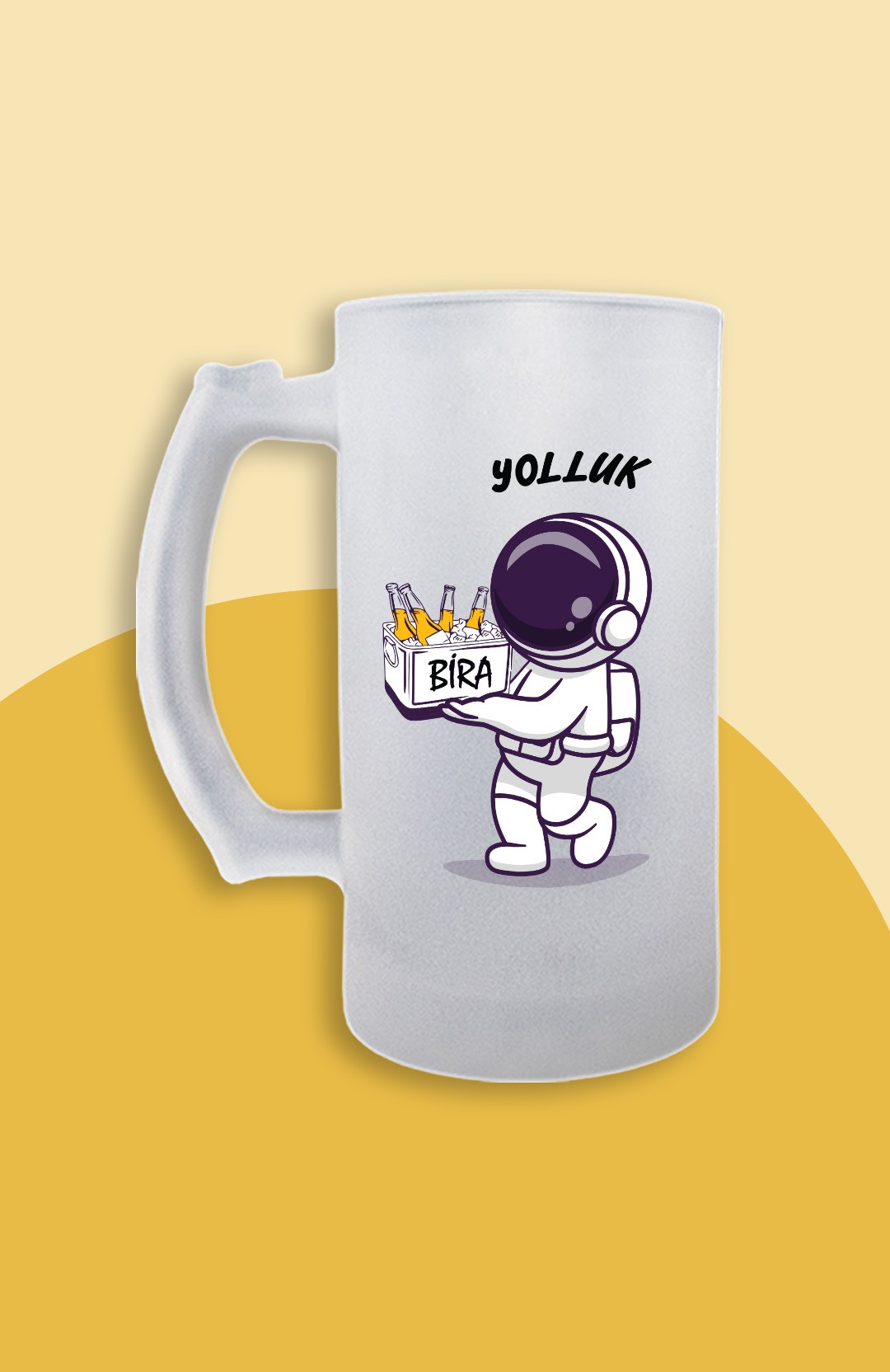 Yolluk Astronot (Bira Bardağı)