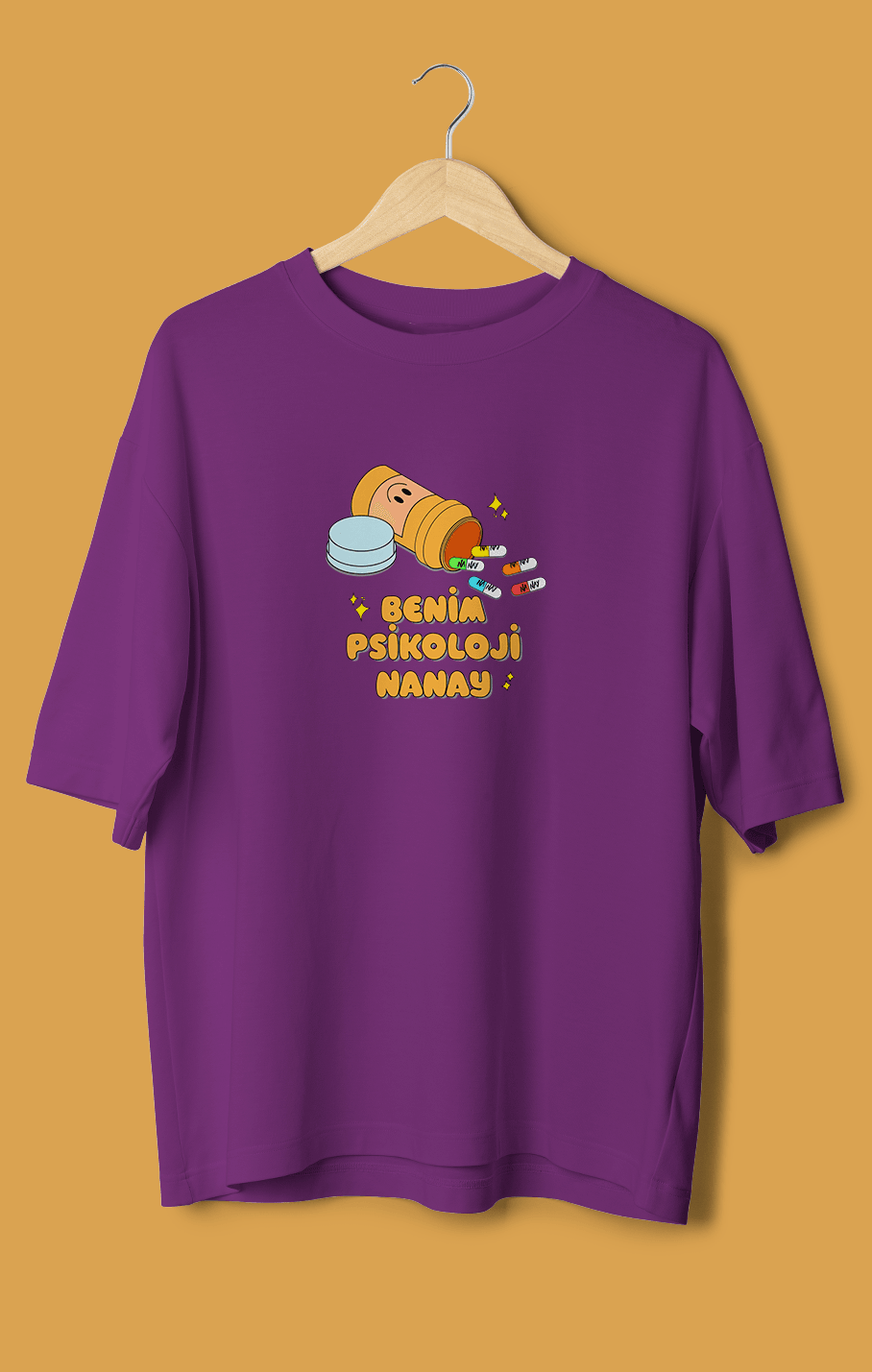 Benim Psikoloji Nanay (Orijinal Oversize Tişört)