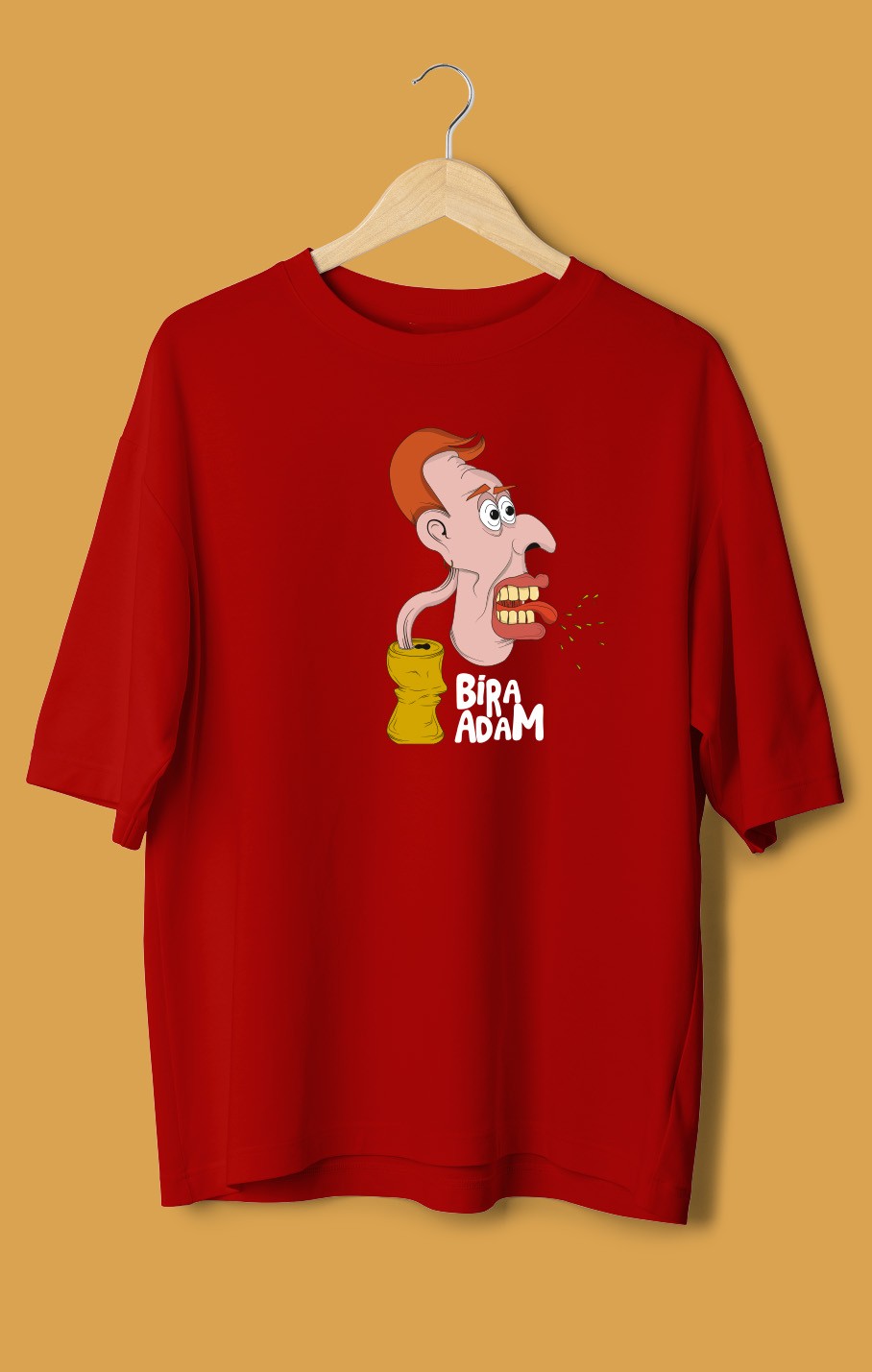Bira Adam (Orijinal Oversize Tişört)