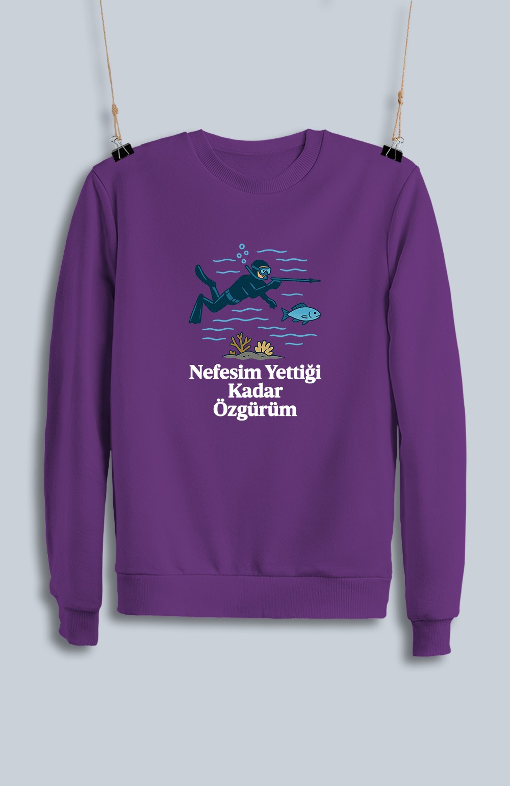 Nefesim Yettiği Kadar Özgürüm (Sweatshirt)