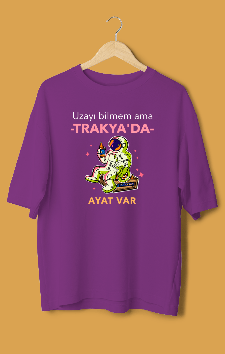 Trakyada Ayat Var (Orijinal Oversize Tişört)