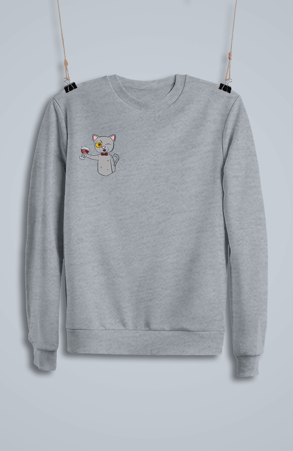 Şarapçı Kedi (Sweatshirt)