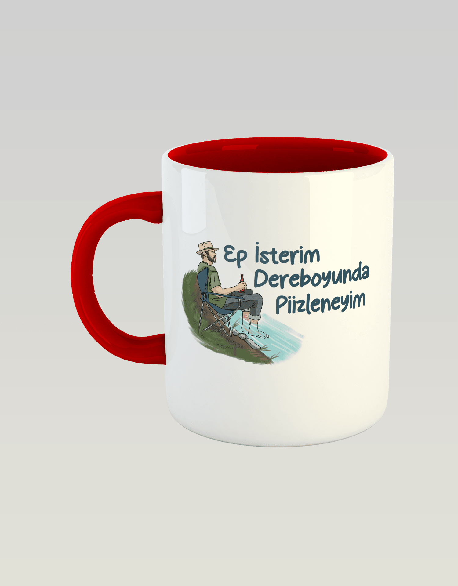 Ep İsterim Dereboyunda Piizleneyim (Porselen Kupa)