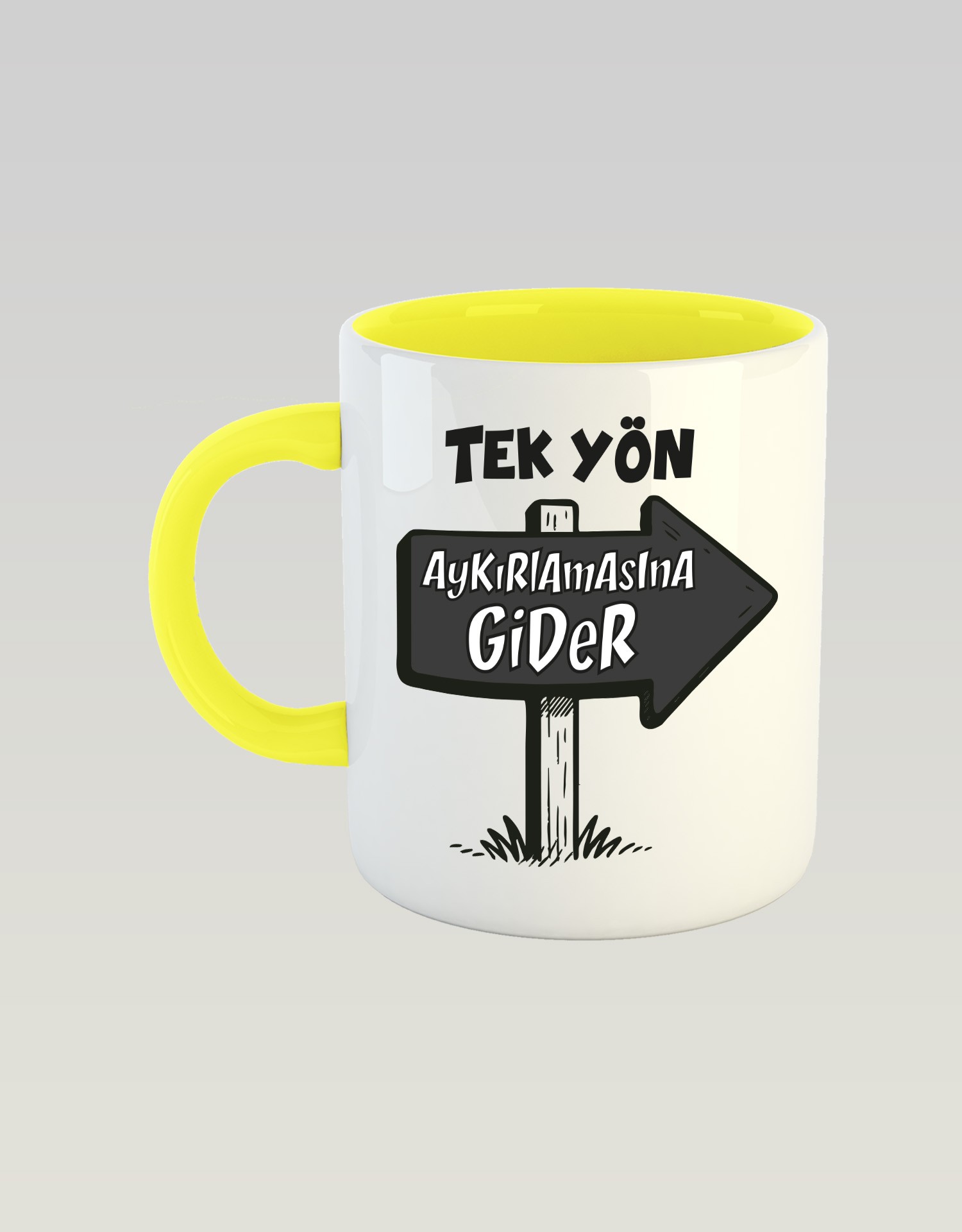 Tek Yön (Porselen Kupa)