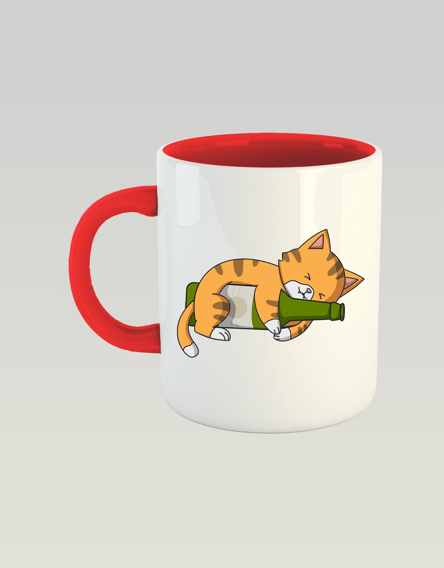 Biracı Kedi (Porselen Kupa)