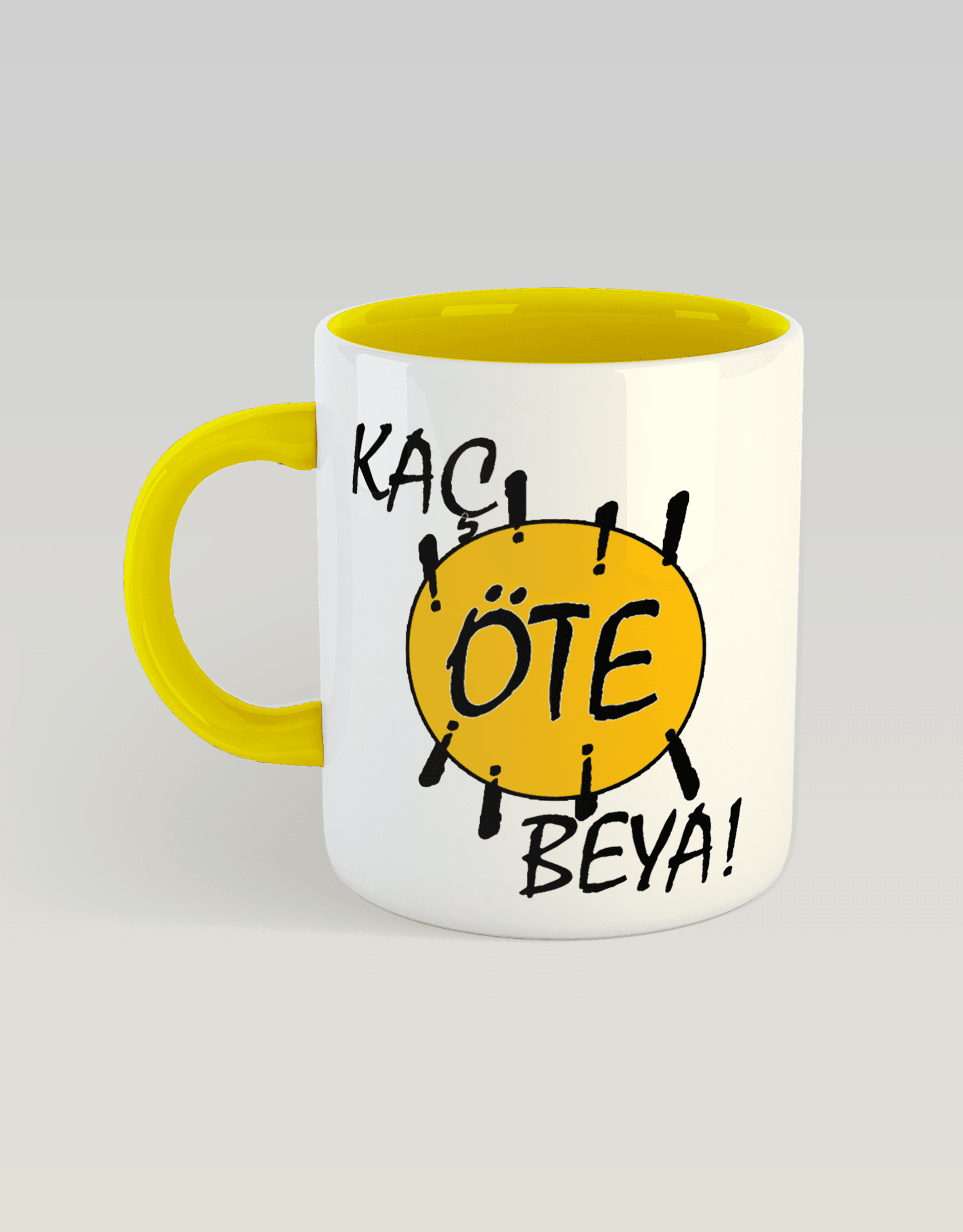 Kaç Öte Beya (Porselen Kupa)