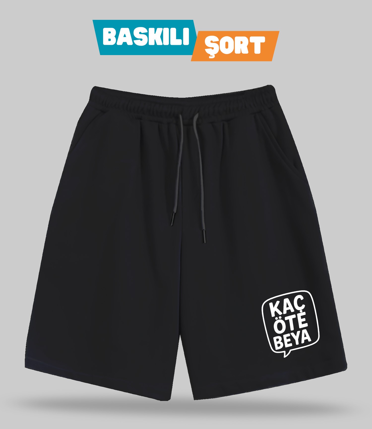 Kaç Öte Beya 2 (Baskılı Erkek Şort)