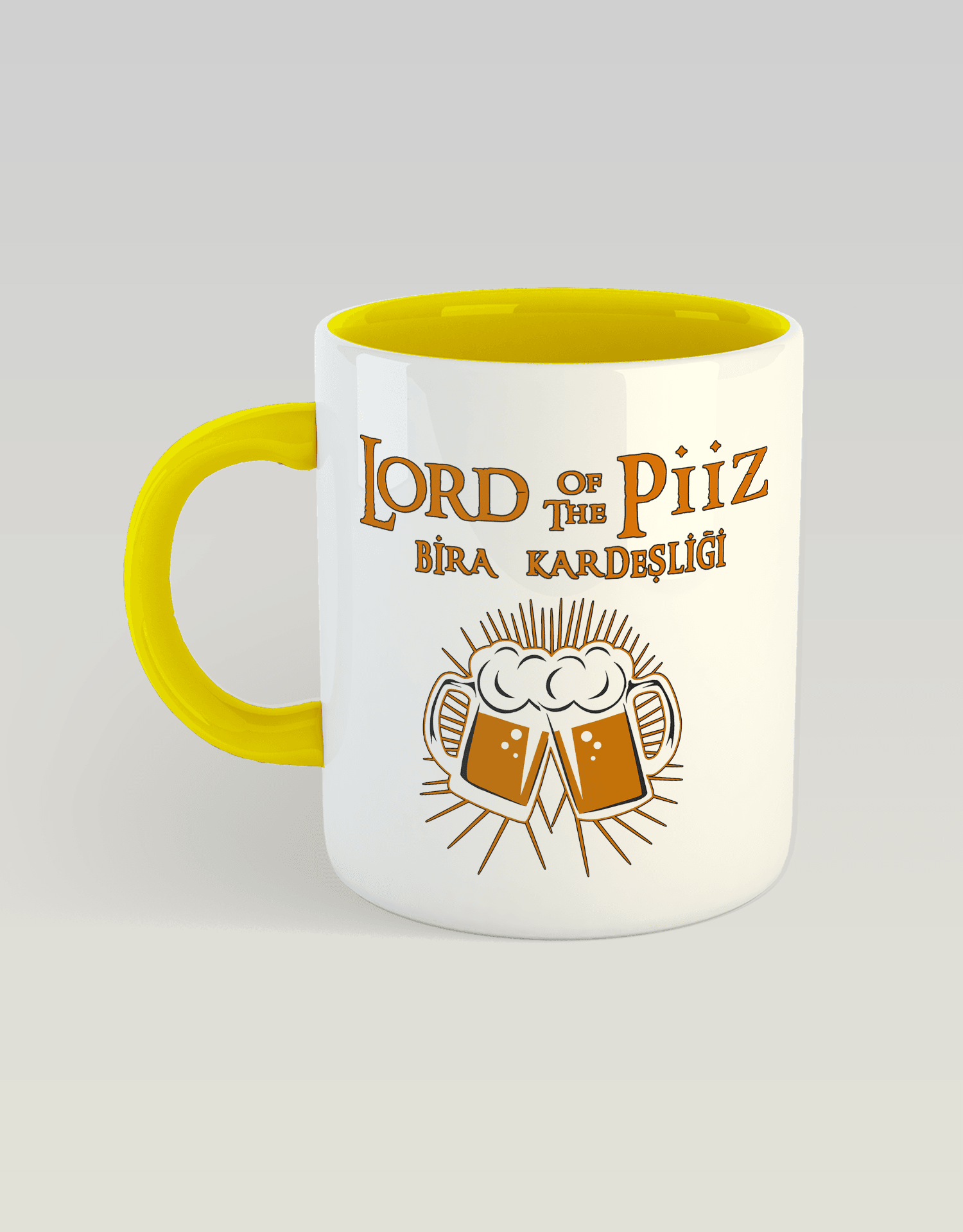 Lord Of The Piiz Bira Kardeşliği (Porselen Kupa)