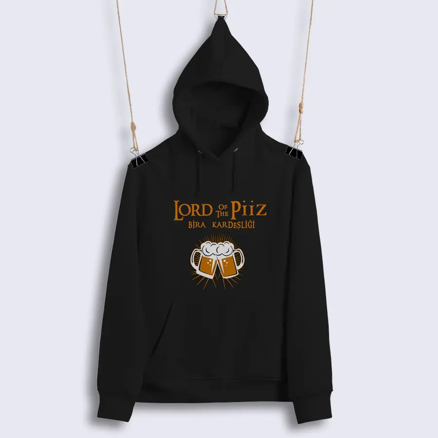 Unisex Sweat - Lord Of The Piiz Bira Kardeşliği