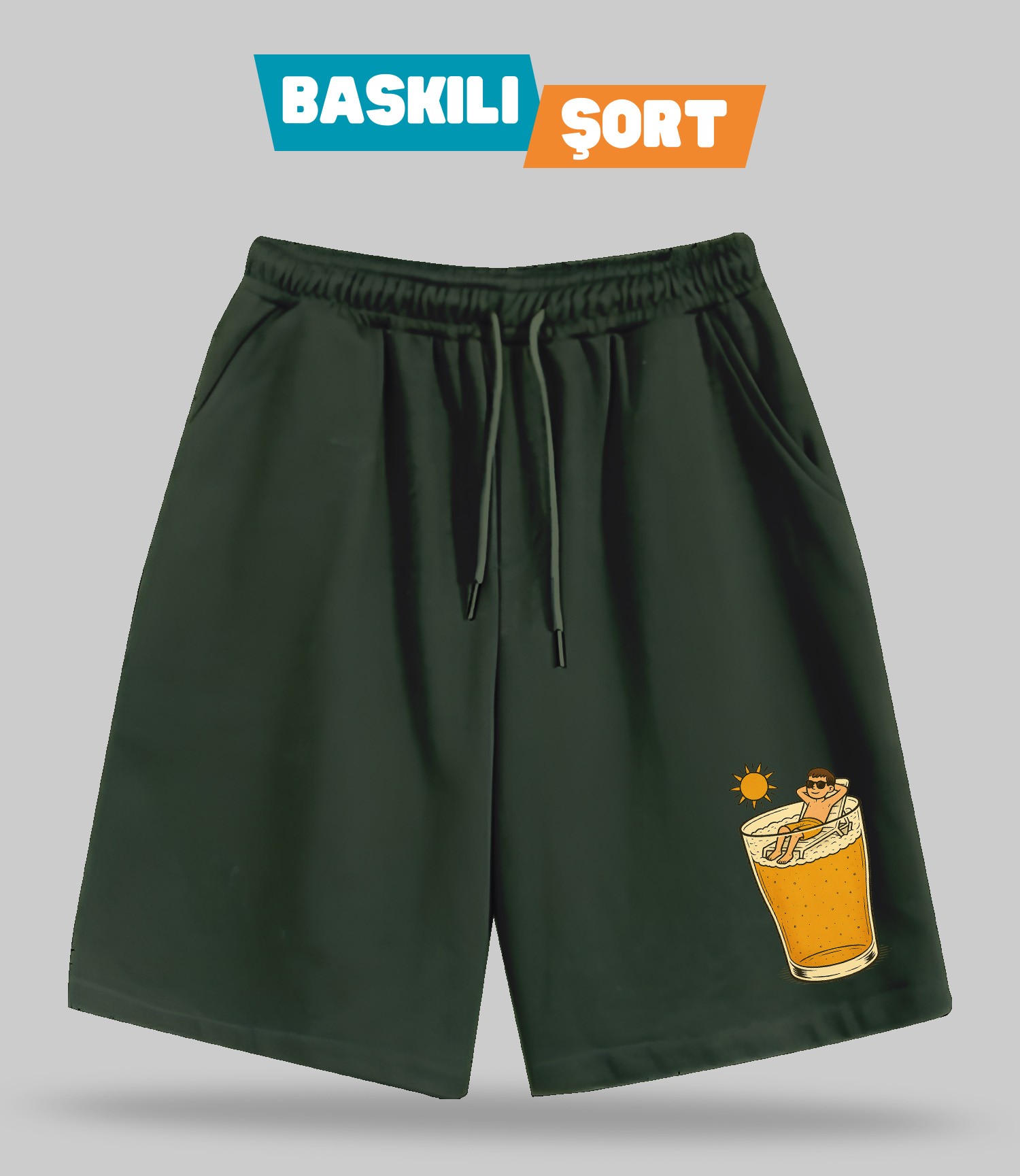 Tatil Planı 2 (Baskılı Erkek Şort)