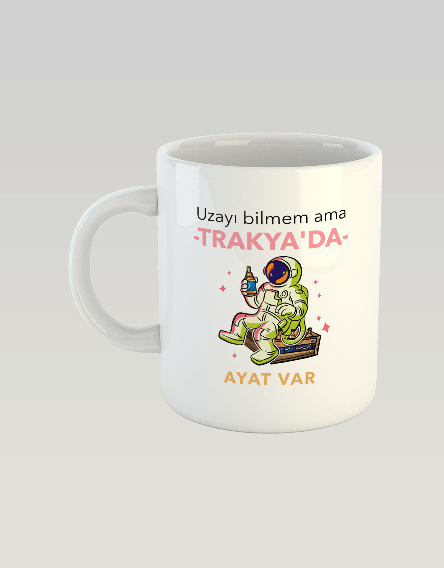 Trakyada Ayat Var (Porselen Kupa)