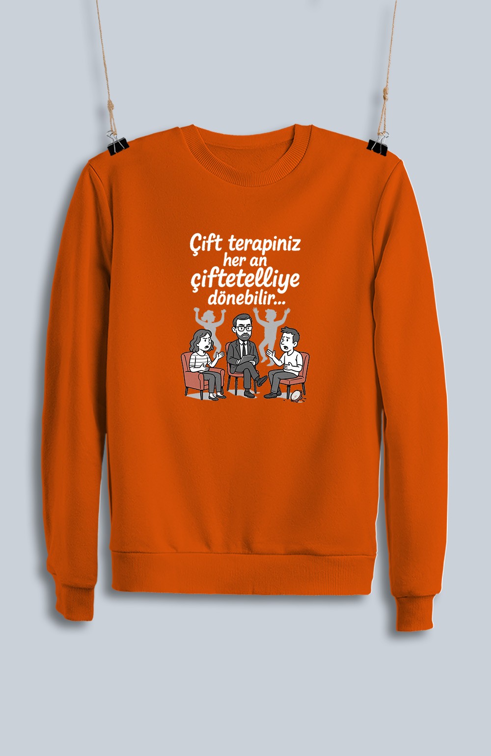 Çift Terapiniz Her An Çiftetelliye Dönebilir (Sweatshirt)