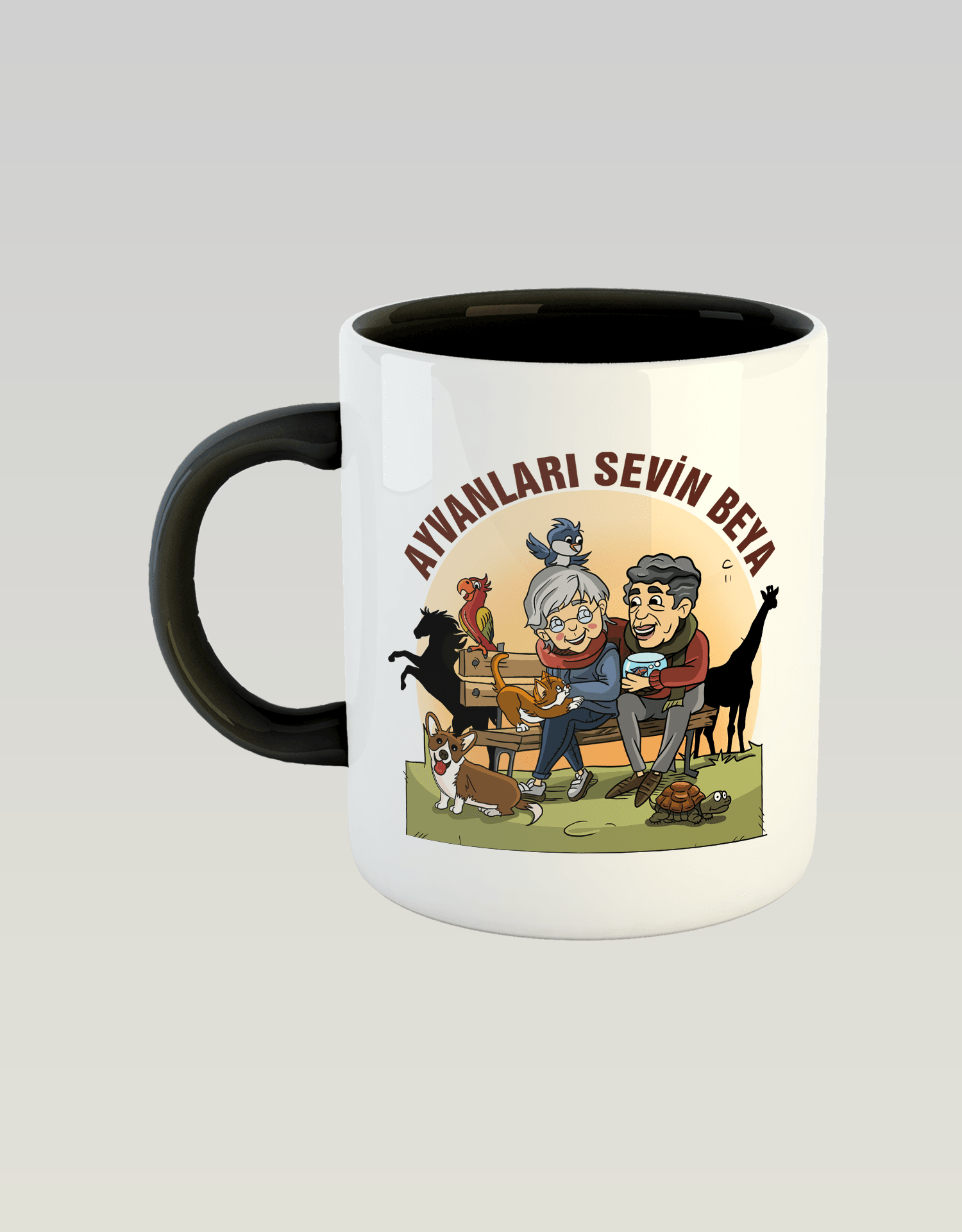 Ayvanları Sevin Beya (Porselen Kupa)