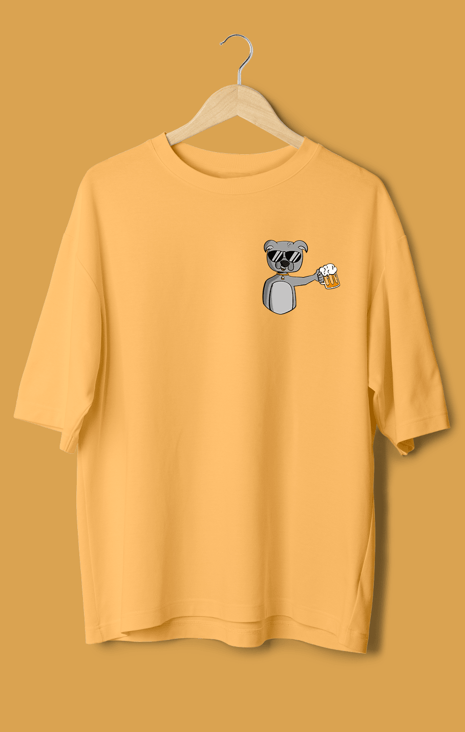 Biracı Köpek (Orijinal Oversize Tişört)
