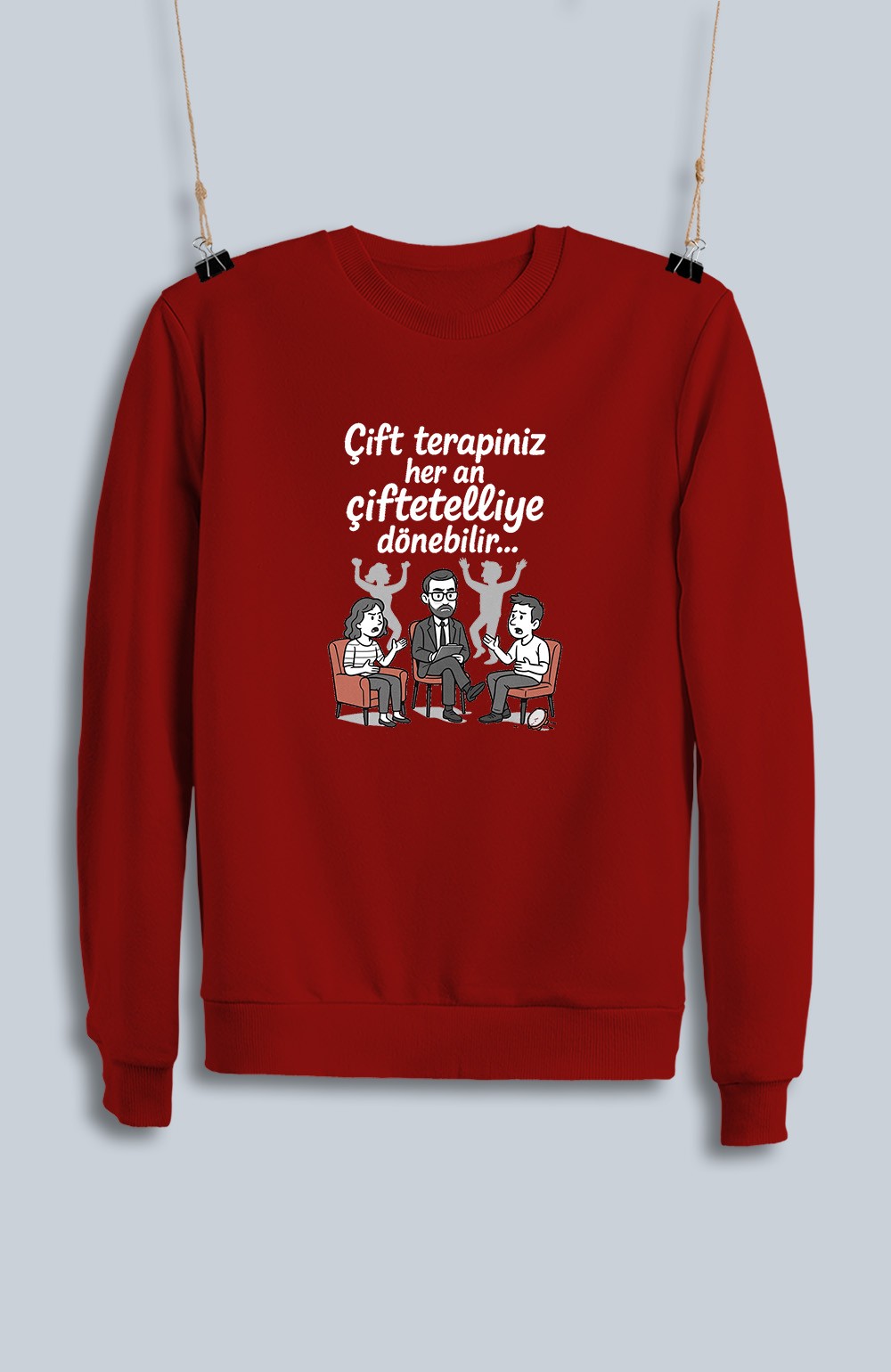 Çift Terapiniz Her An Çiftetelliye Dönebilir (Sweatshirt)