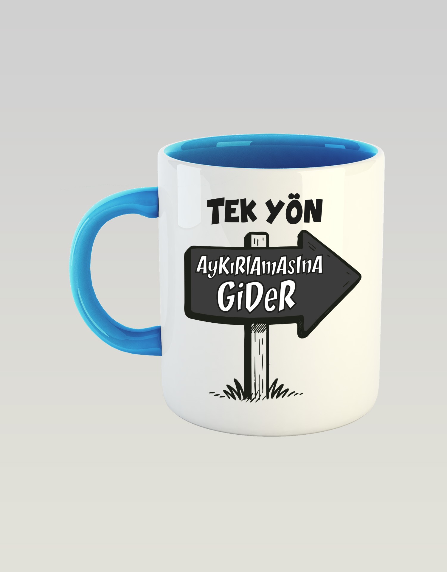 Tek Yön (Porselen Kupa)