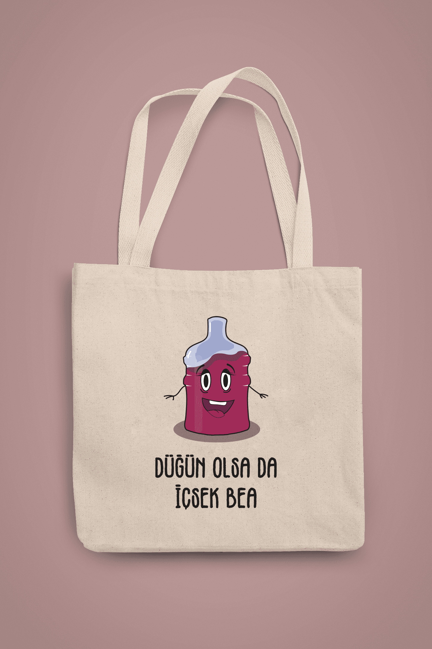 Düğün Olsa Da İçsek Bea (Bez Çanta)