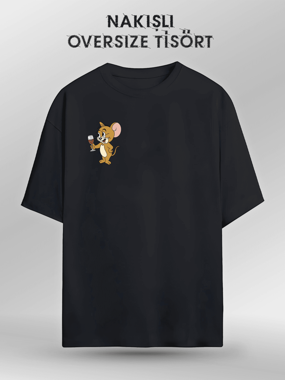 Jerry (Orijinal Oversize Nakışlı Tişört)