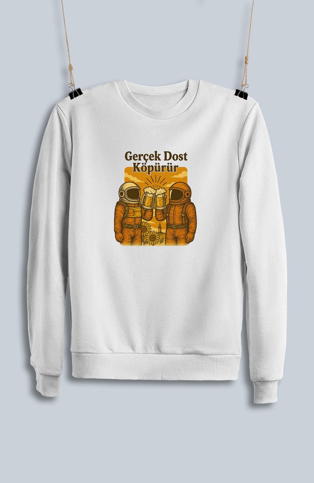 Gerçek Dost Köpürür (Sweatshirt)