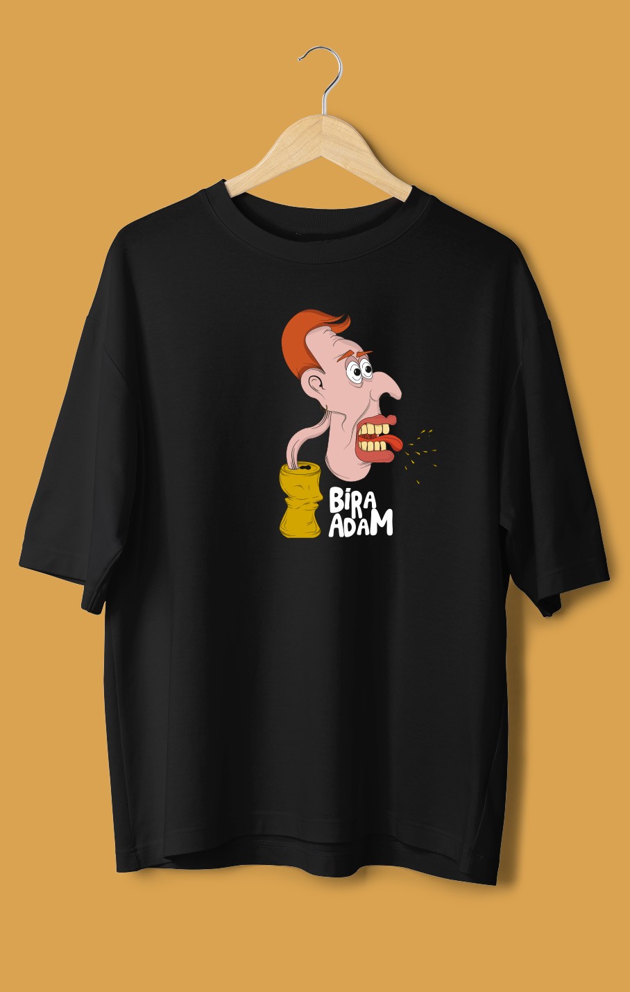 Bira Adam (Orijinal Oversize Tişört)