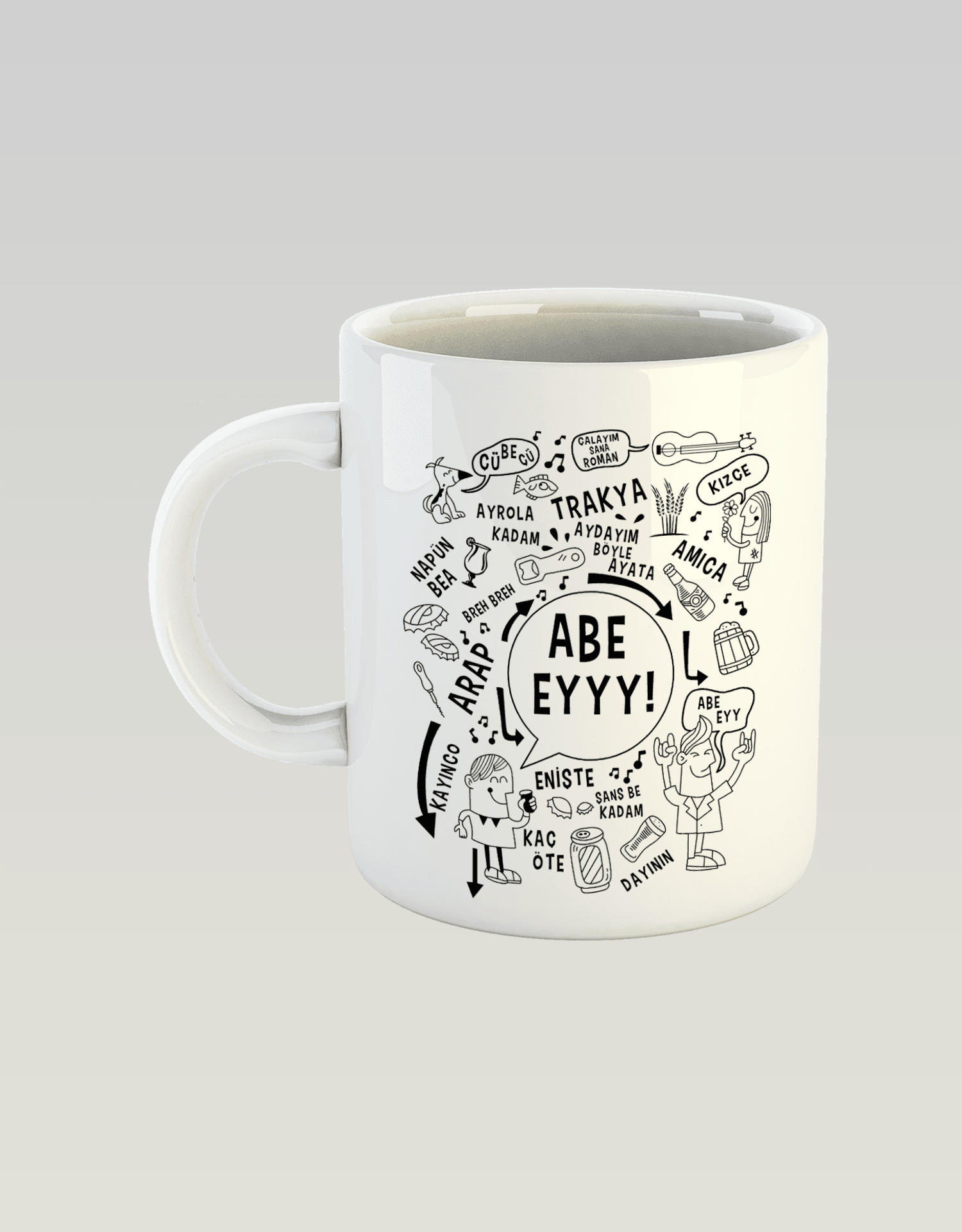 Abe Eyy (Porselen Kupa)