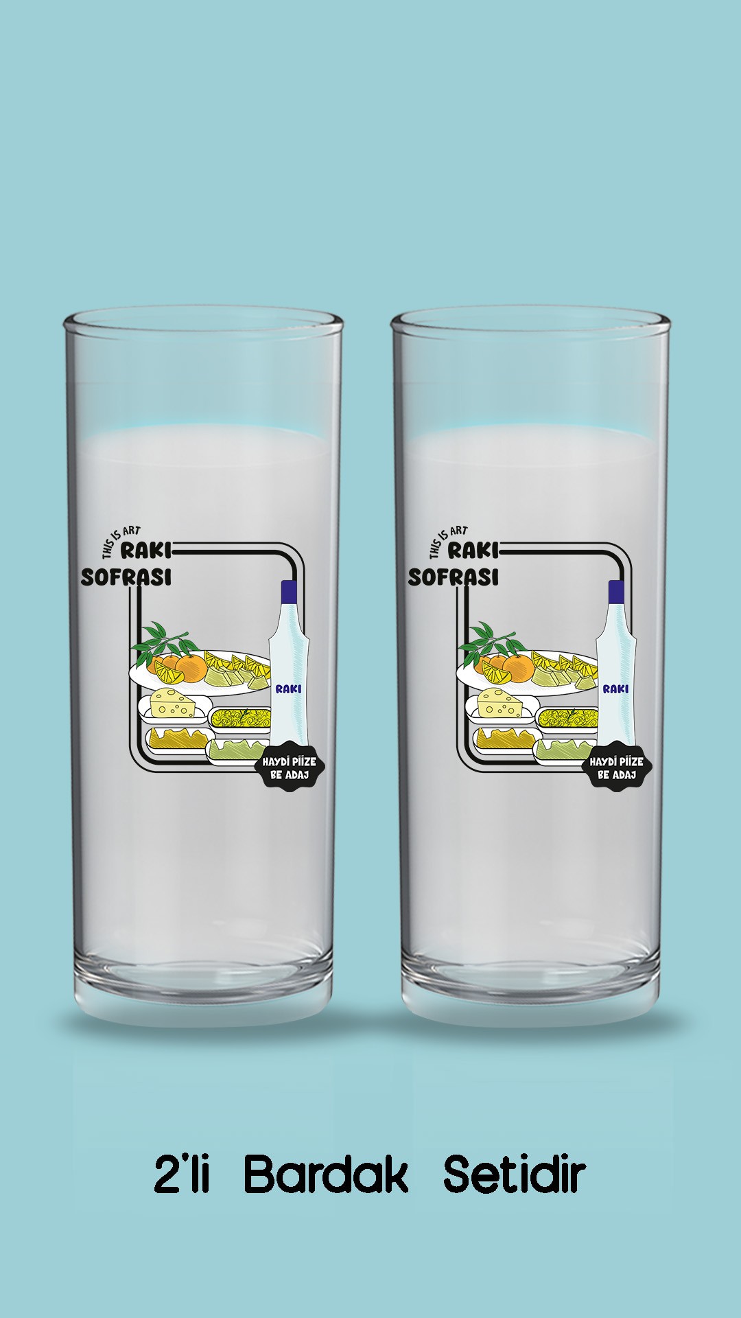 Rakı Sofrası (Rakı Bardağı)