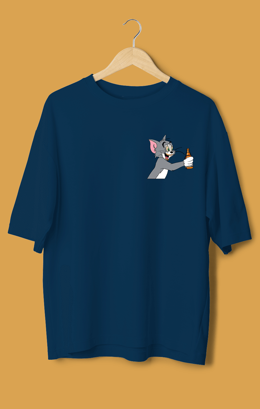 Tom ve Jerry Orijinal Oversize Tişört – Efsane Çiftle Rahat Tarz