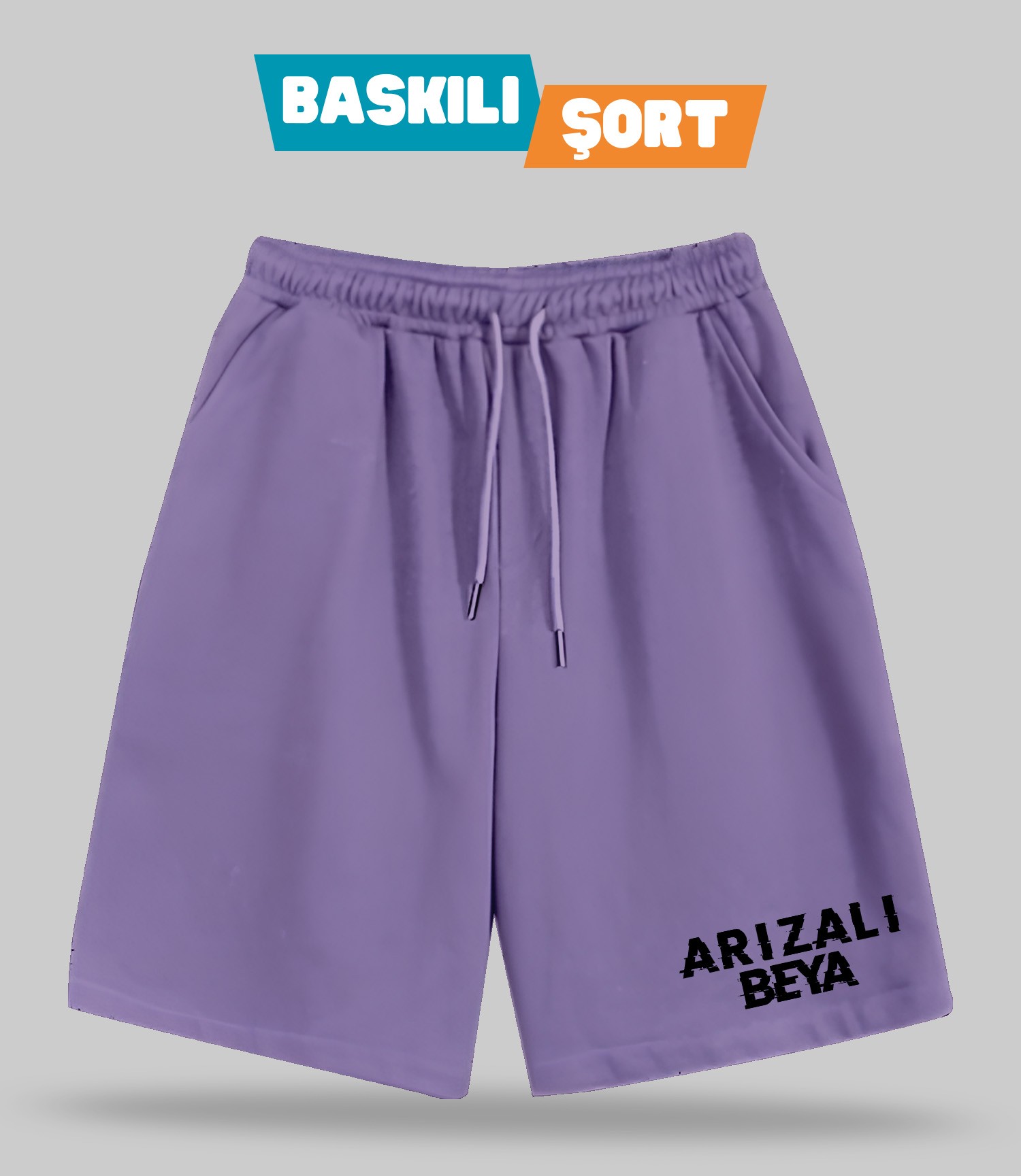 Arızalı Beya (Baskılı Erkek Şort)