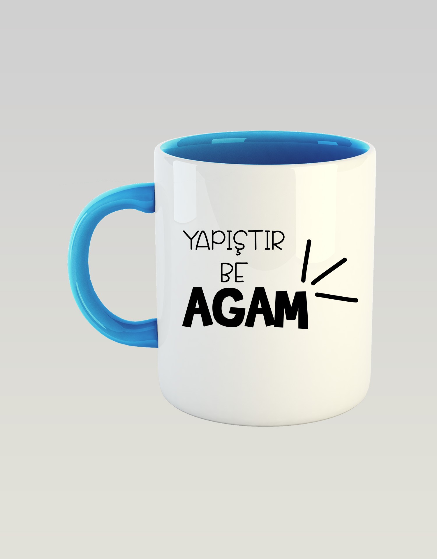 Yapıştır Be Agam (Porselen Kupa)