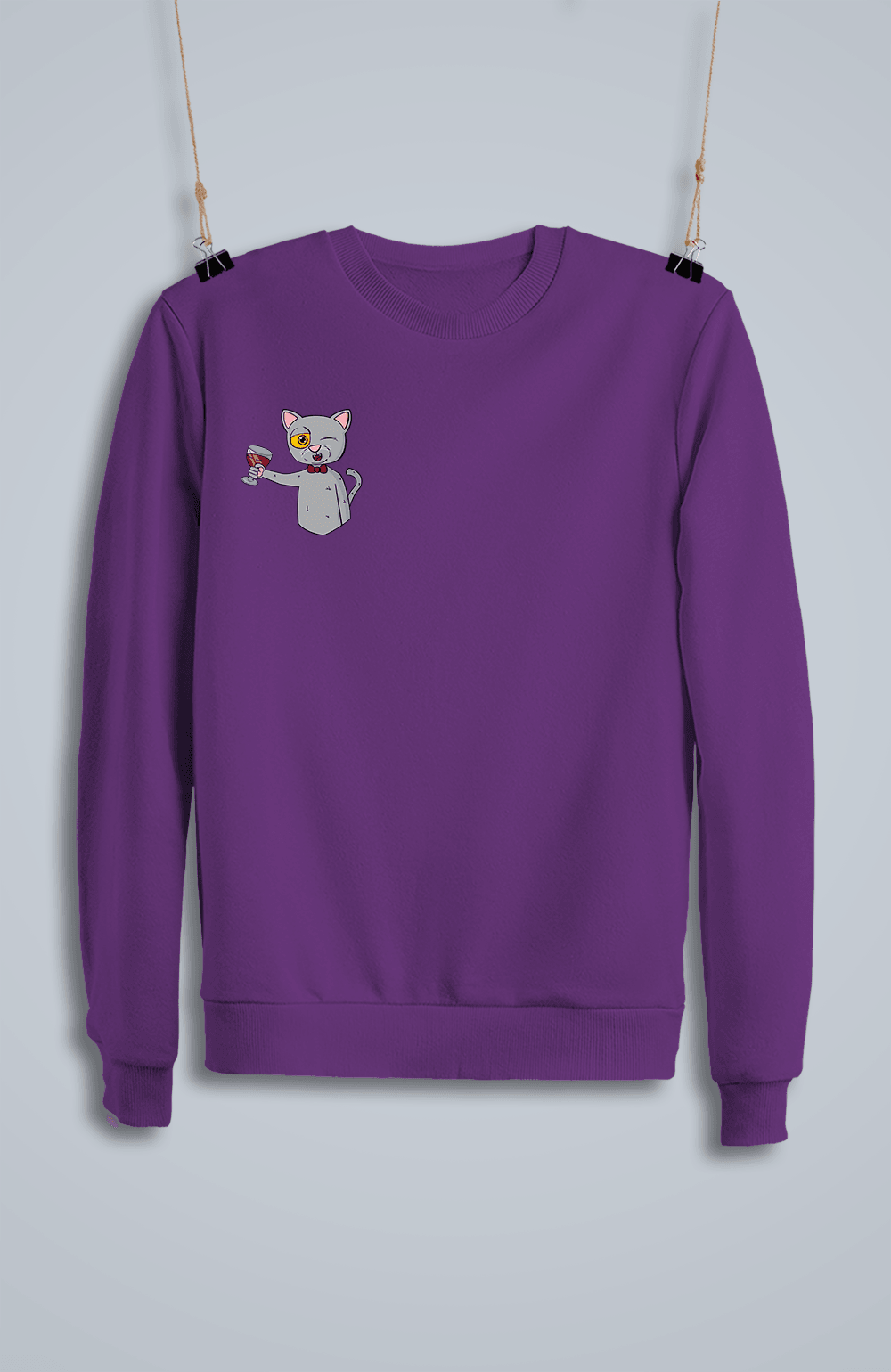Şarapçı Kedi (Sweatshirt)