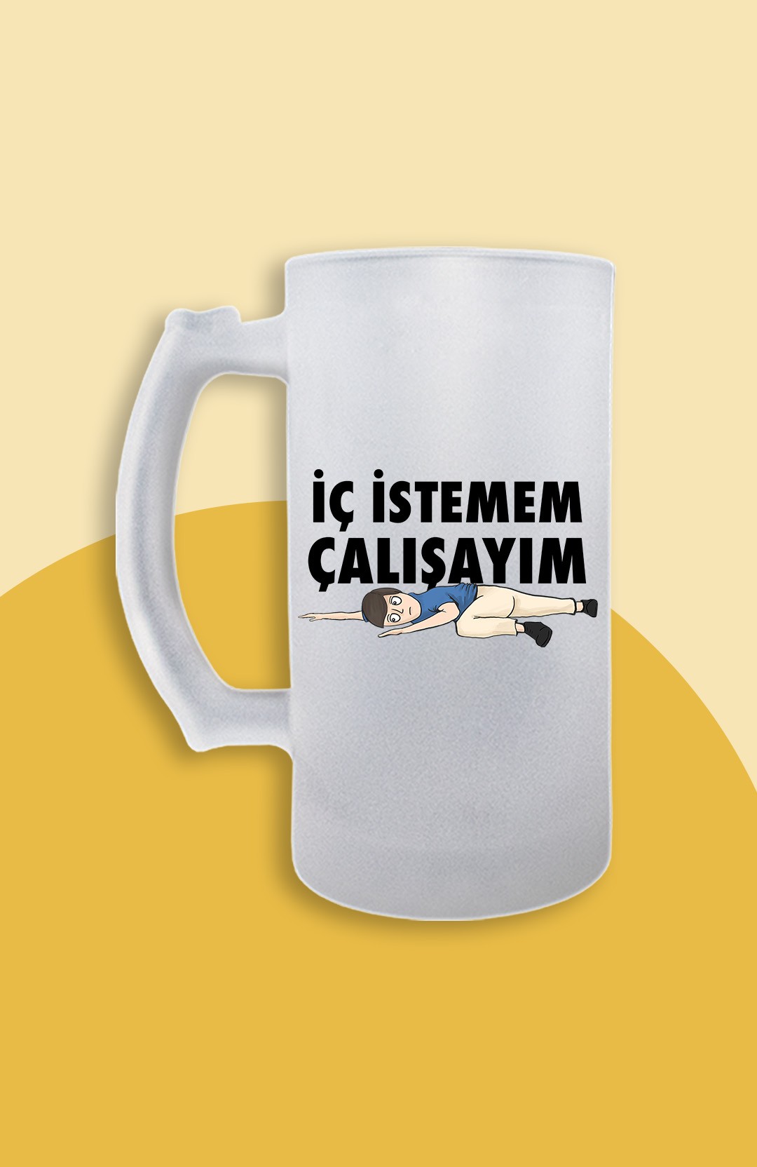 İç İstemem Çalışayım Kızan (Bira Bardağı)