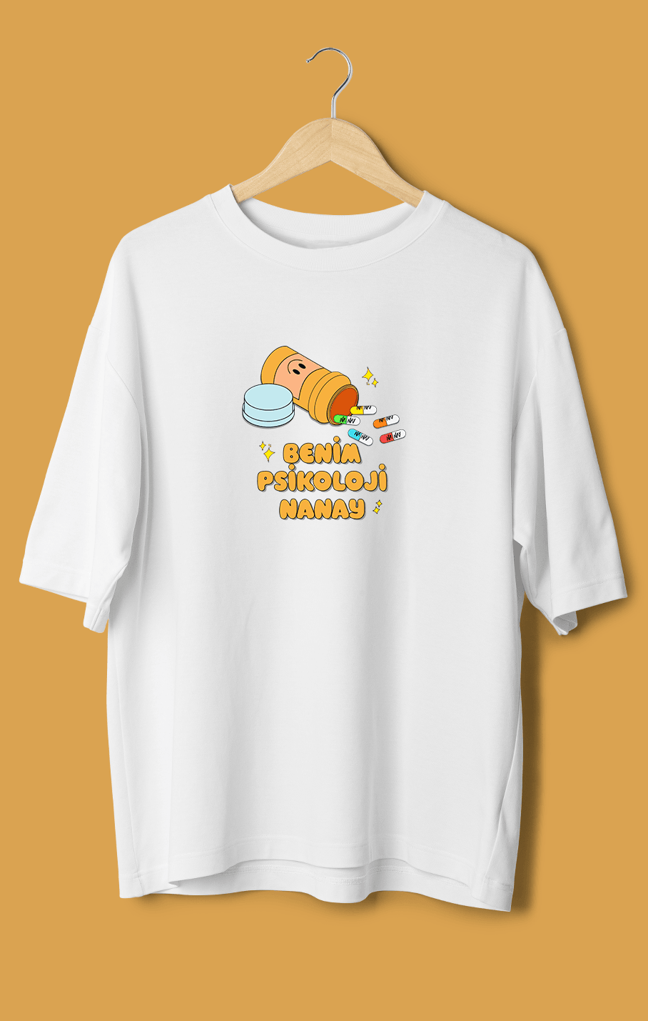 Benim Psikoloji Nanay (Orijinal Oversize Tişört)