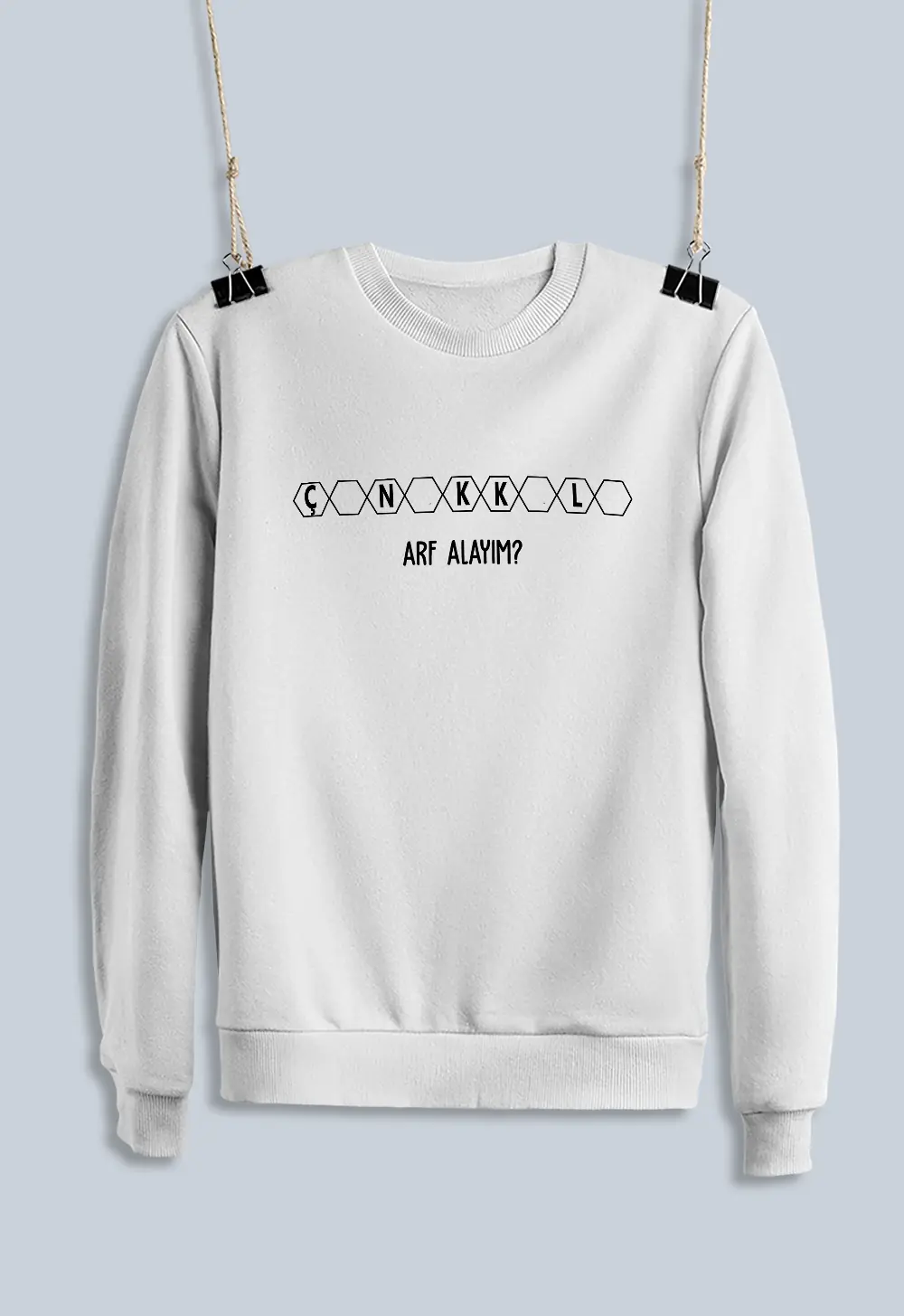 Unisex Sweatshirt - Çanakkale Arf Alayım?