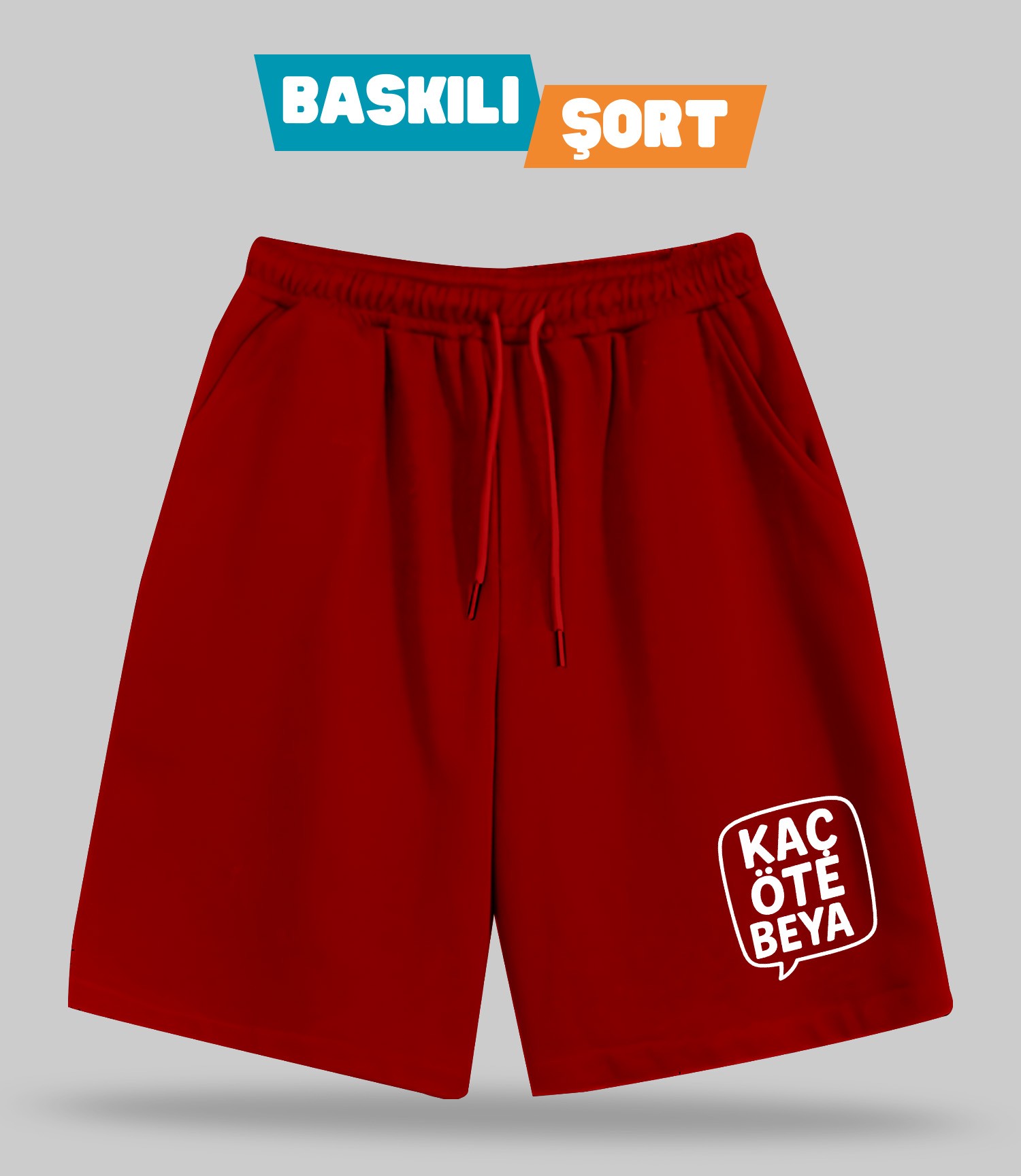 Kaç Öte Beya 2 (Baskılı Erkek Şort)