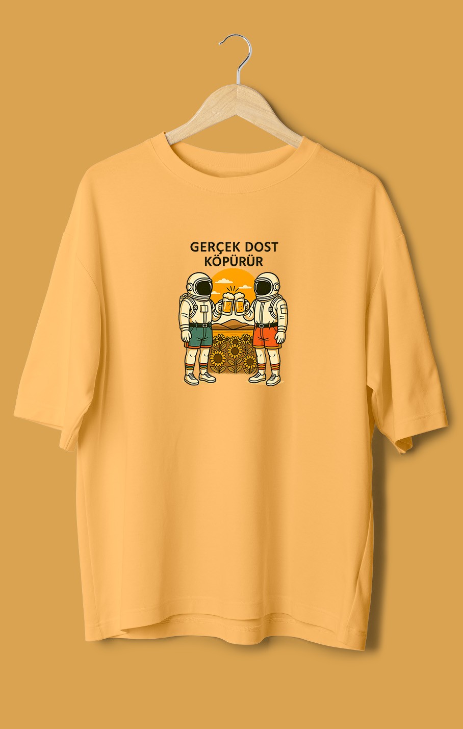 Gerçek Dost Köpürür 2 (Orijinal Oversize Tişört)