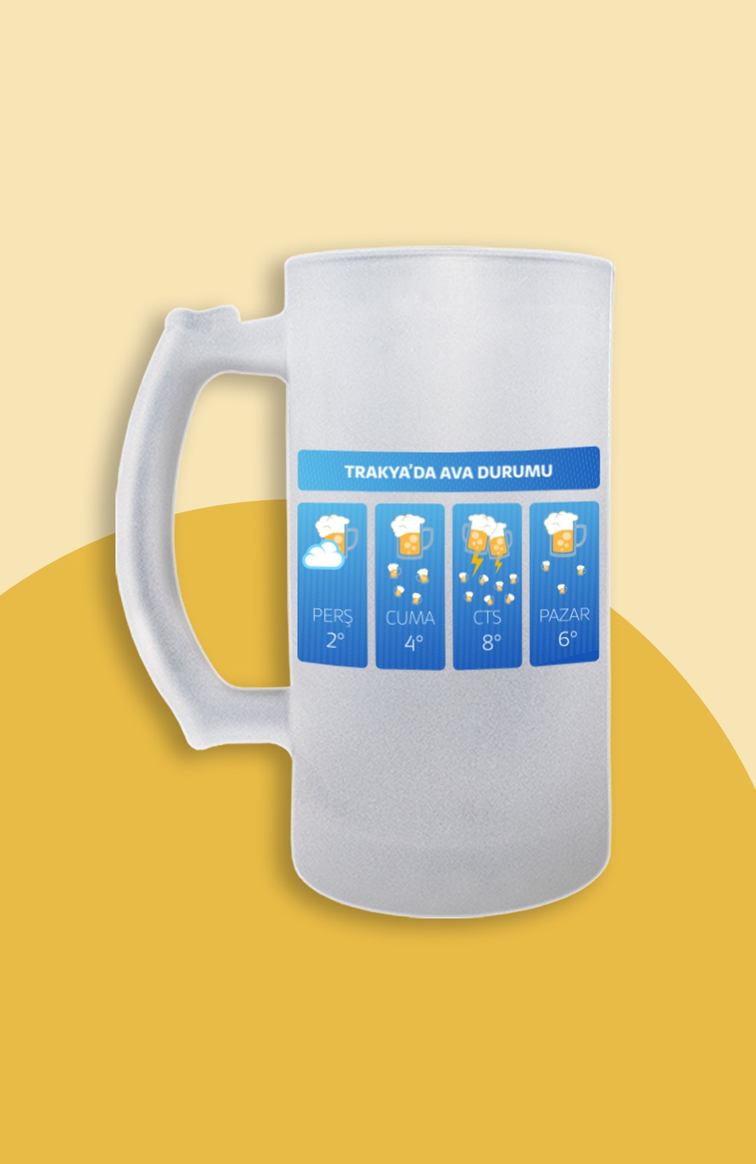 Trakya'da Ava Durumu (Bira Bardağı)