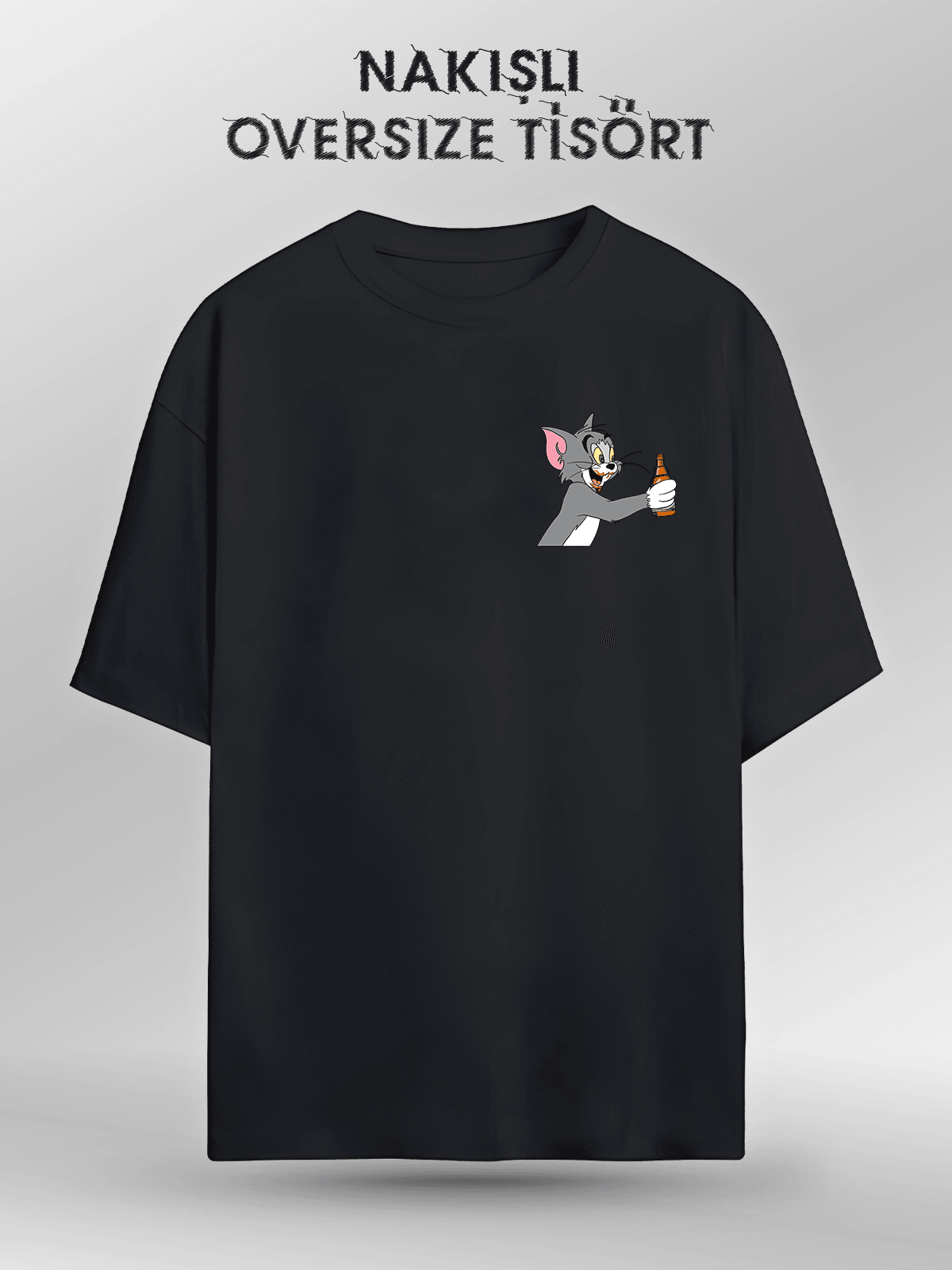 Tom (Orijinal Oversize Nakışlı Tişört)