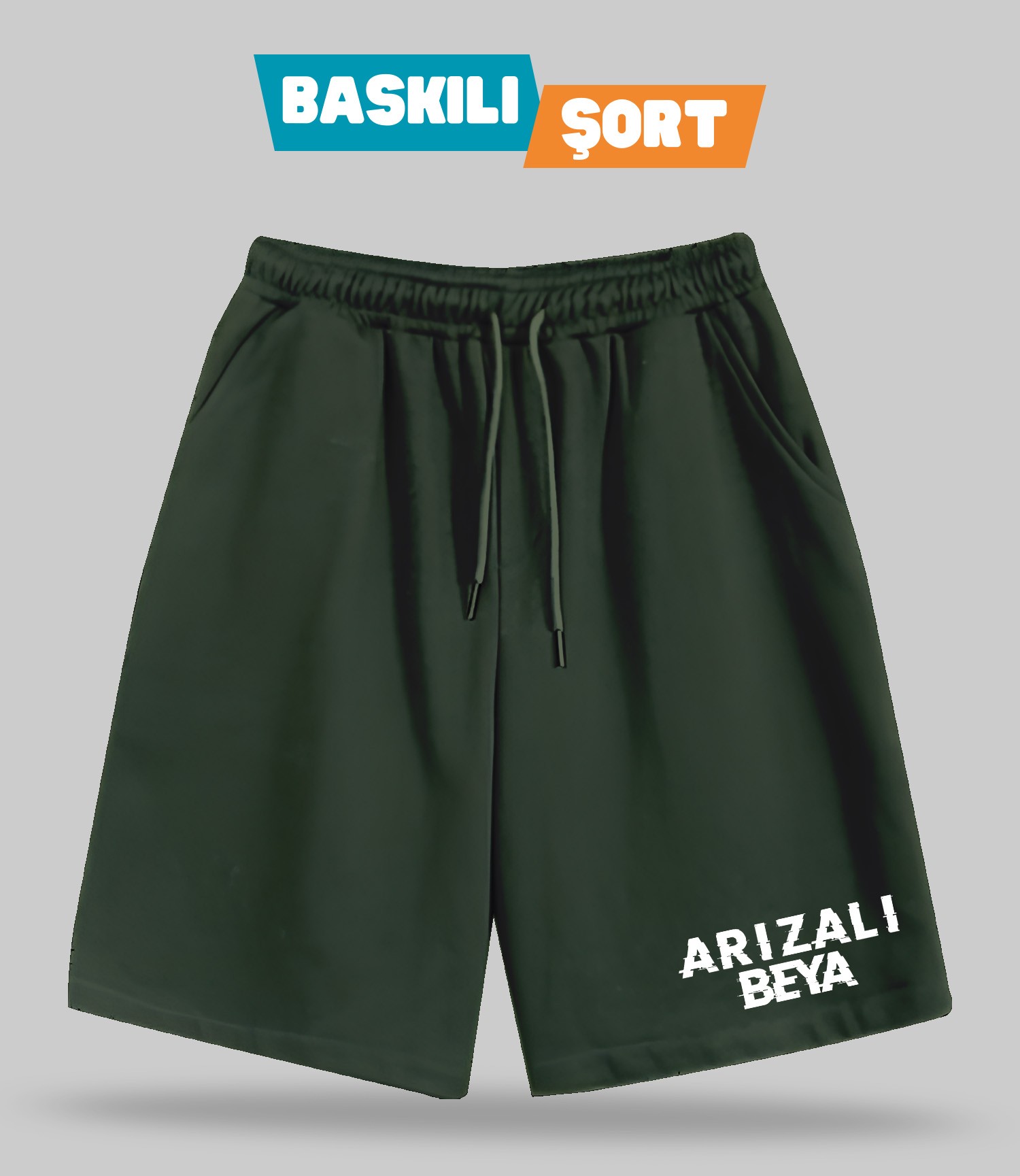Arızalı Beya (Baskılı Erkek Şort)