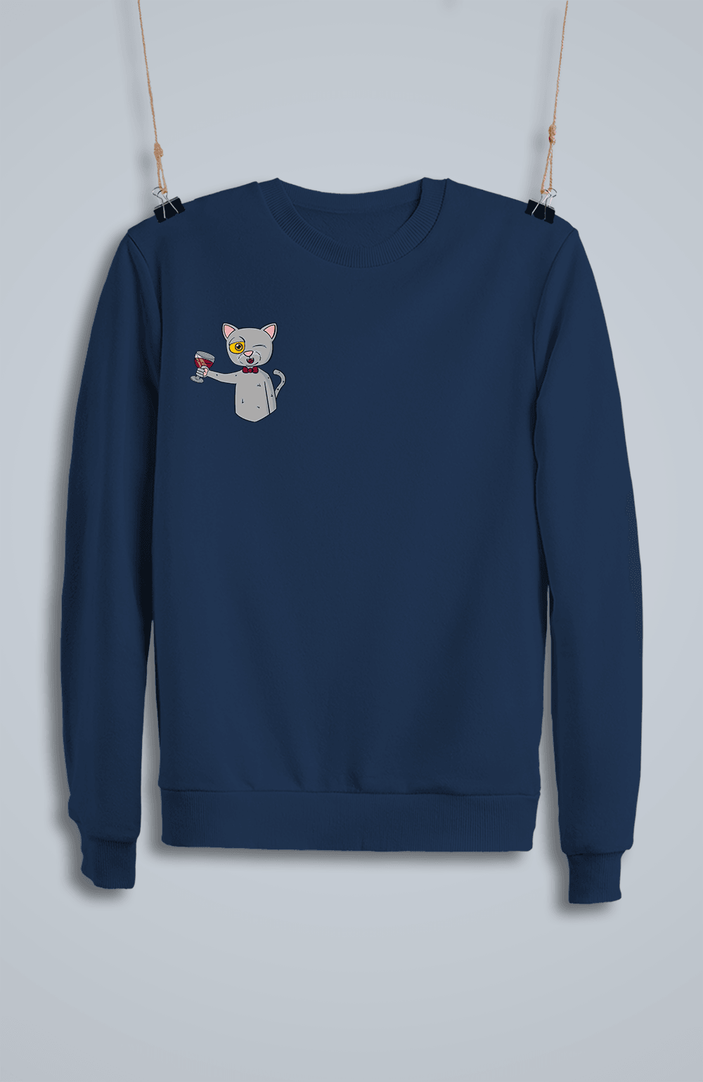 Şarapçı Kedi (Sweatshirt)