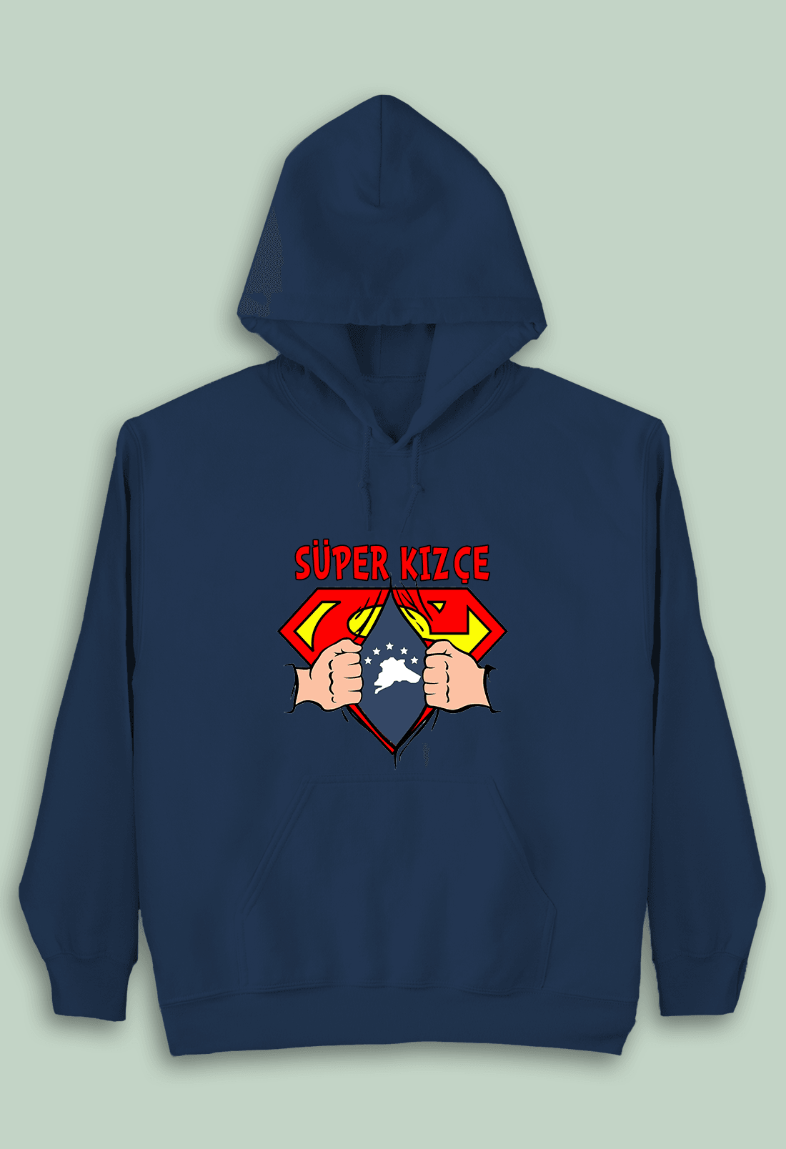 Süper Kızçe (Çocuk Kapüşonlu)